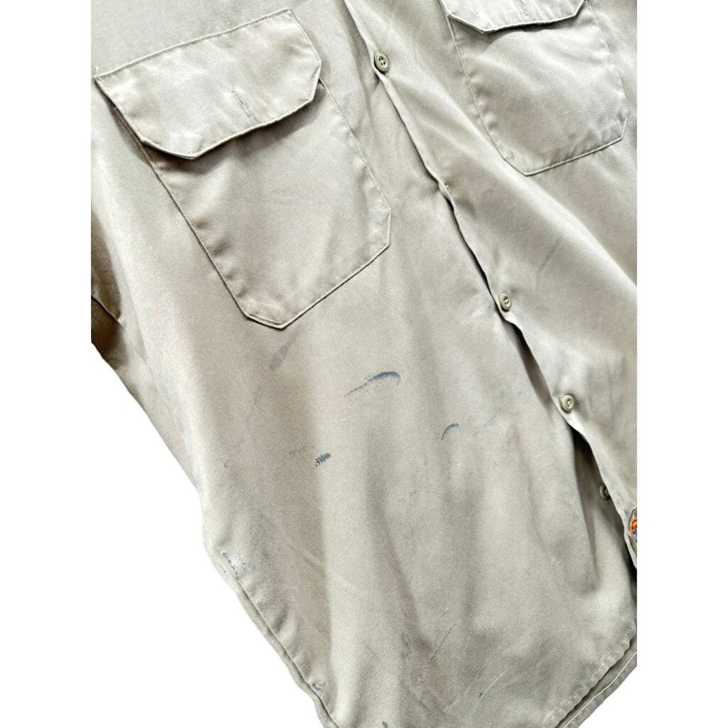 Dickies Dickies Flex Distressed Men's Canvas Utility Button Up Shirt Size US M / EU 48-50 / 2 - 7 Thumbnail