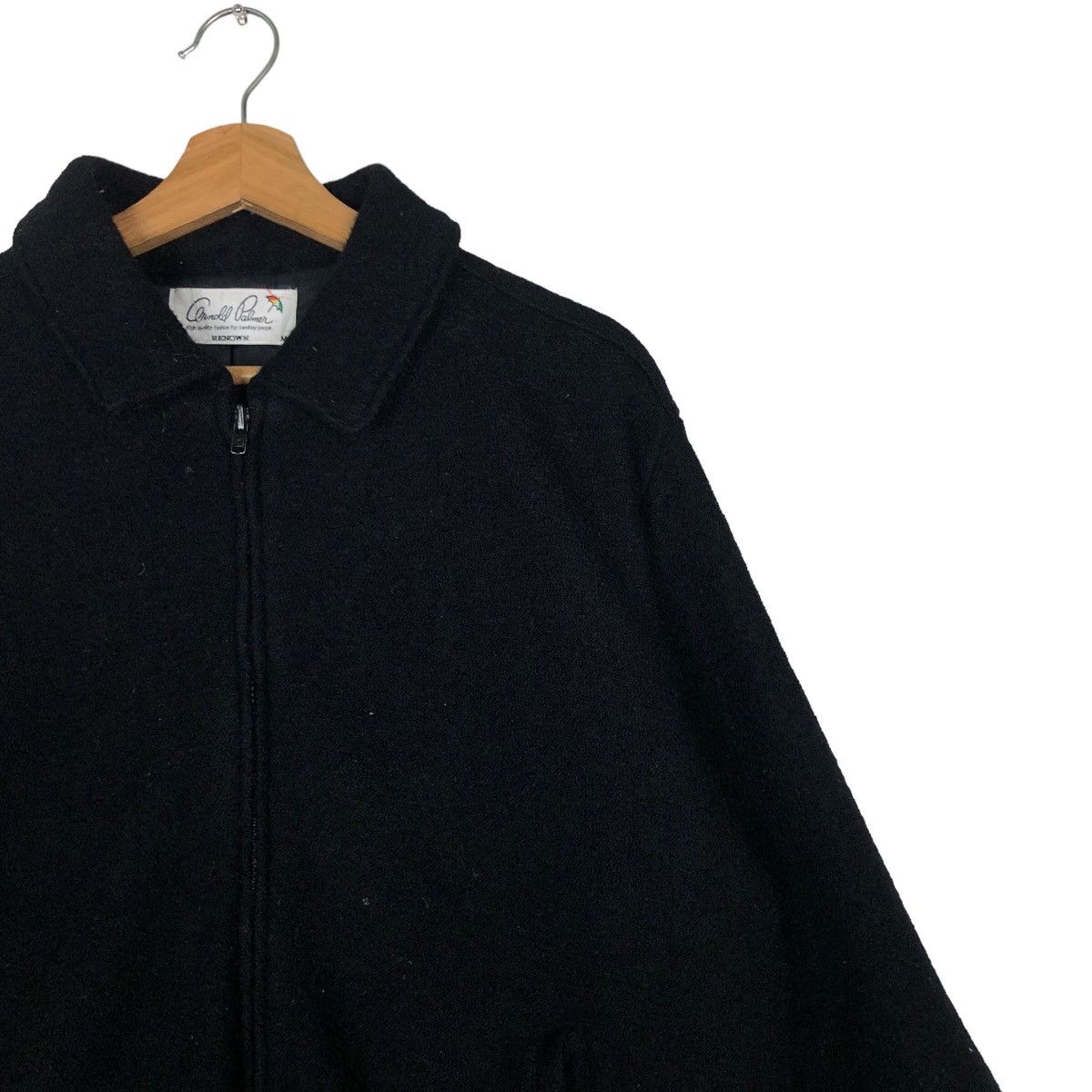 Japanese Brand 🔥90’s Vintage Wool Herringbone Bomber Jacket Arnold Palmer Size US M / EU 48-50 / 2 - 7 Thumbnail