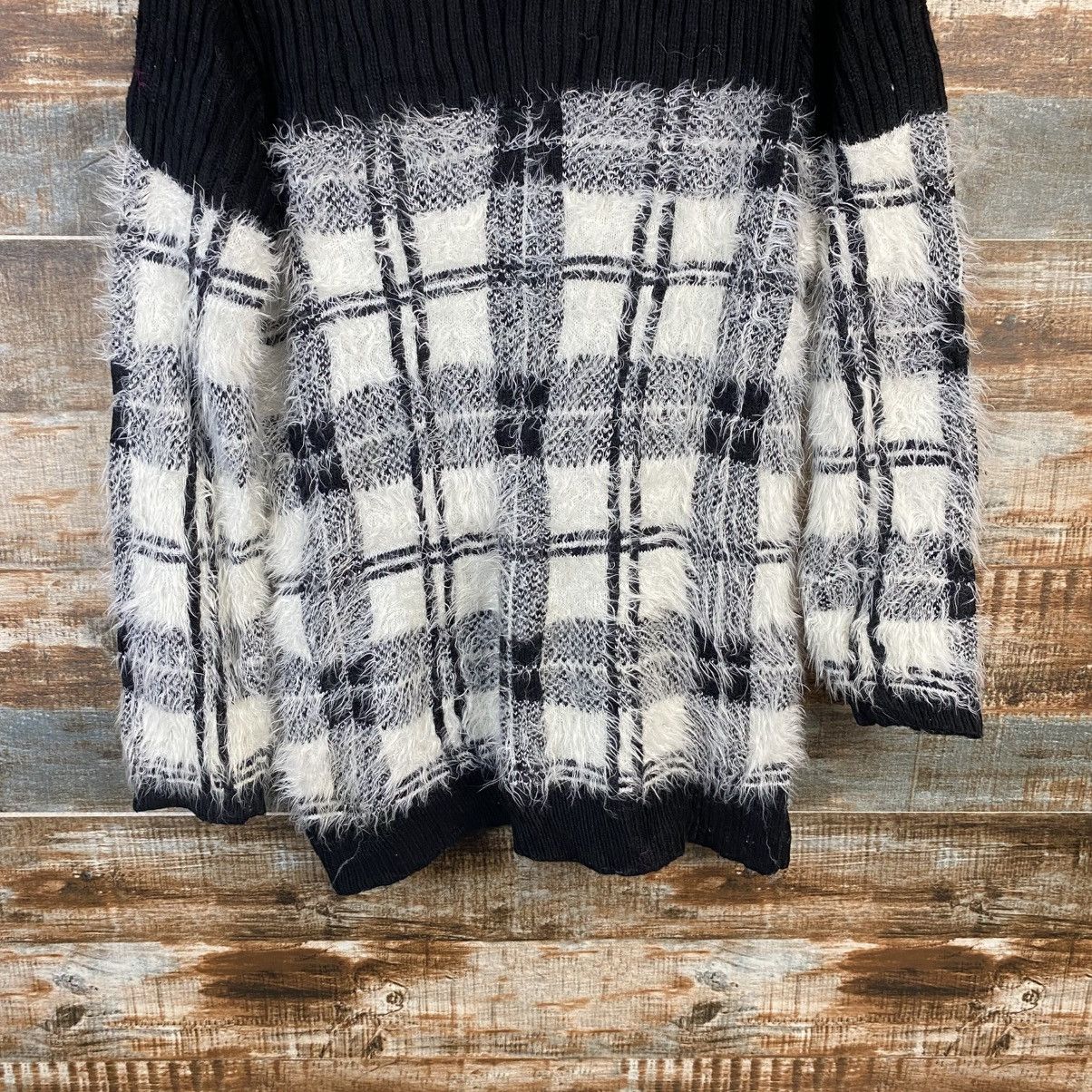 Japanese Brand DL Ingni Black Mohair shaggy fur Knitwear #C1088 Size M / US 6-8 / IT 42-44 - 14 Thumbnail