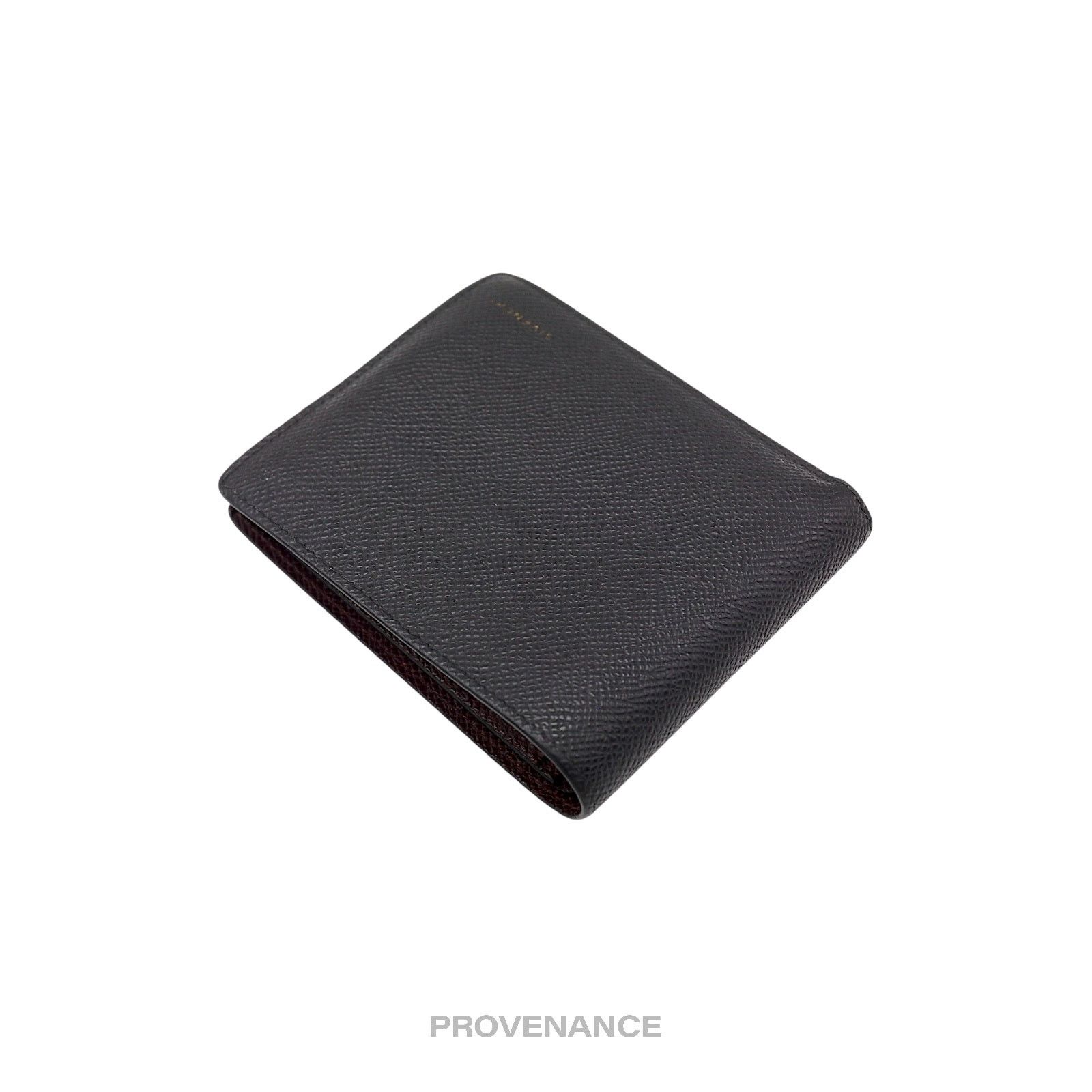 Givenchy 🔴 Givenchy Logo Bifold Wallet - Black Red Grained Leather Size ONE SIZE - 3 Thumbnail