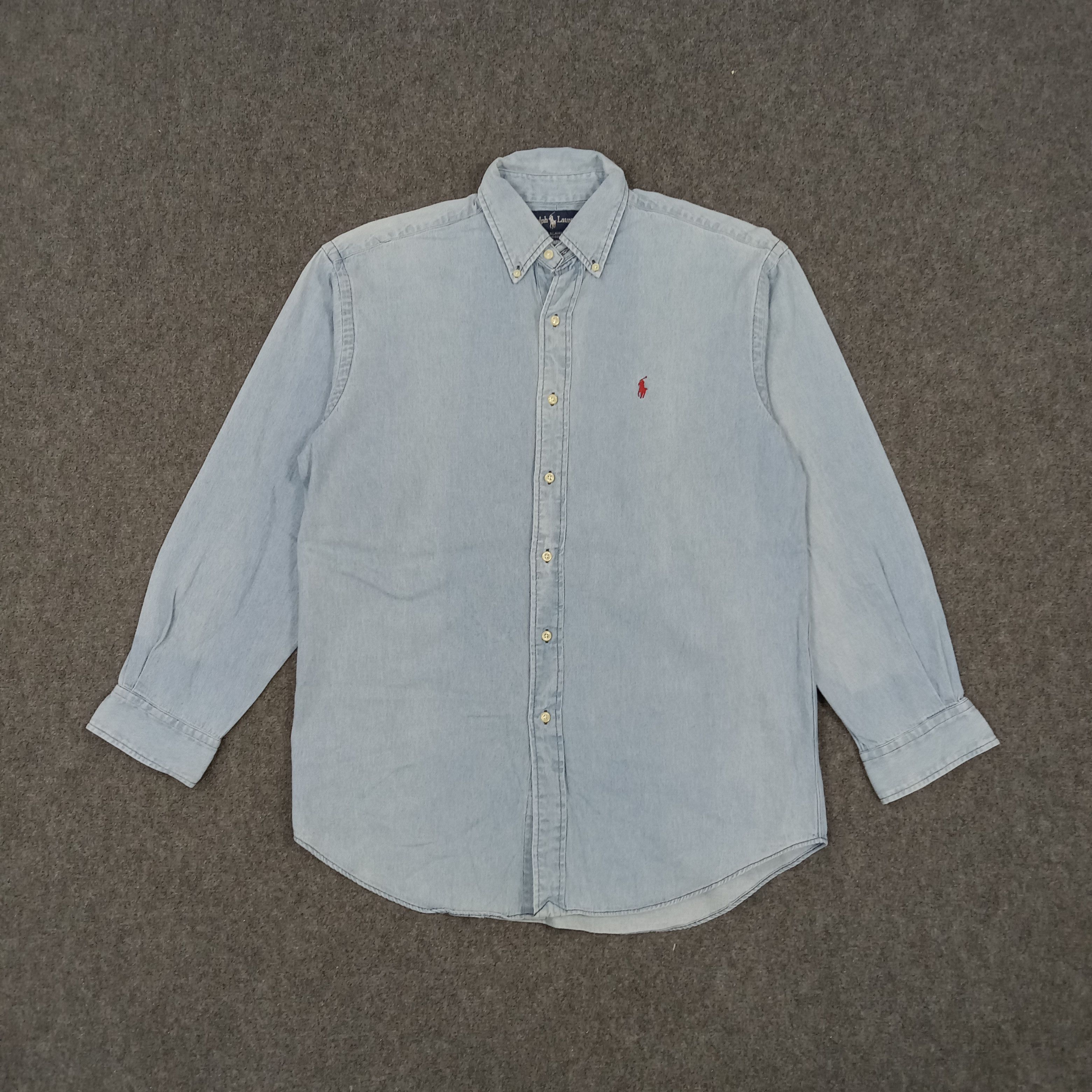 Polo Ralph Lauren × Vintage Polo by Ralph Lauren Luxury Brand Shirt Button Up Size US XL / EU 56 / 4 - 1 Thumbnail