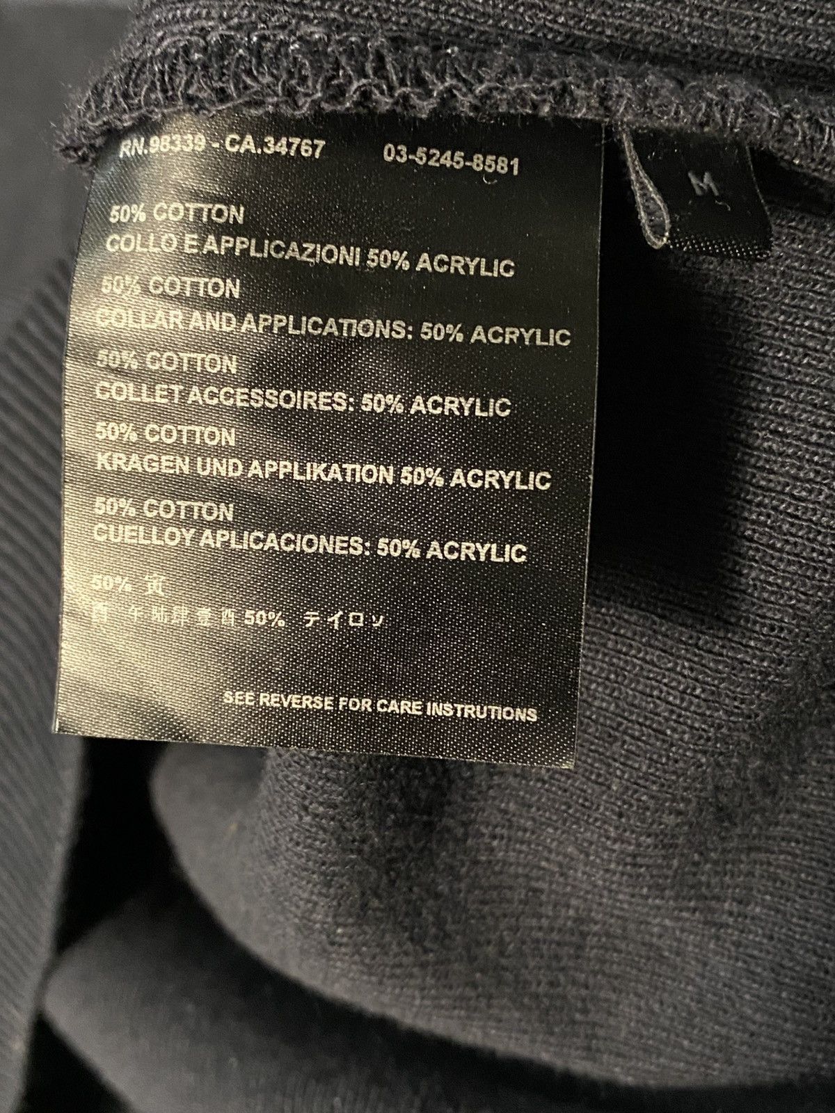 Prada Vintage Prada 1/4 Zip Sweater Dark Blue Size US M / EU 48-50 / 2 - 4 Thumbnail