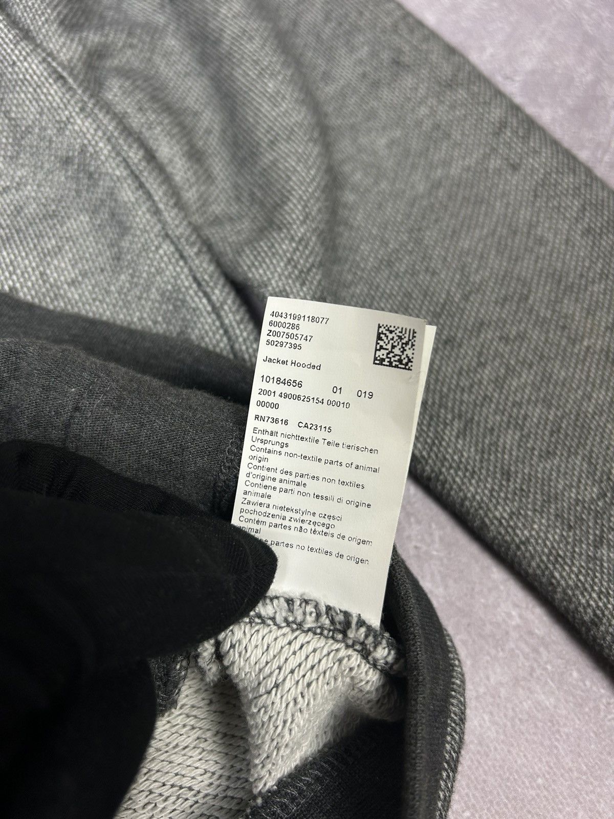 Designer × Hugo Boss Hugo Boss Grey Hooded Full Zip Hoodie Size XL Size US XL / EU 56 / 4 - 12 Thumbnail