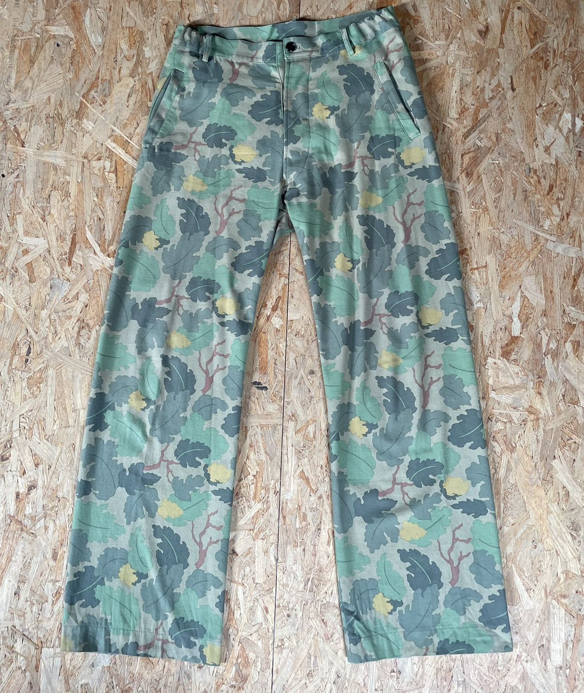 image of W Lt Walter Van Beirendonck x Walter Van Beirendonck Runway Camo Pants, Men's (Size 32)