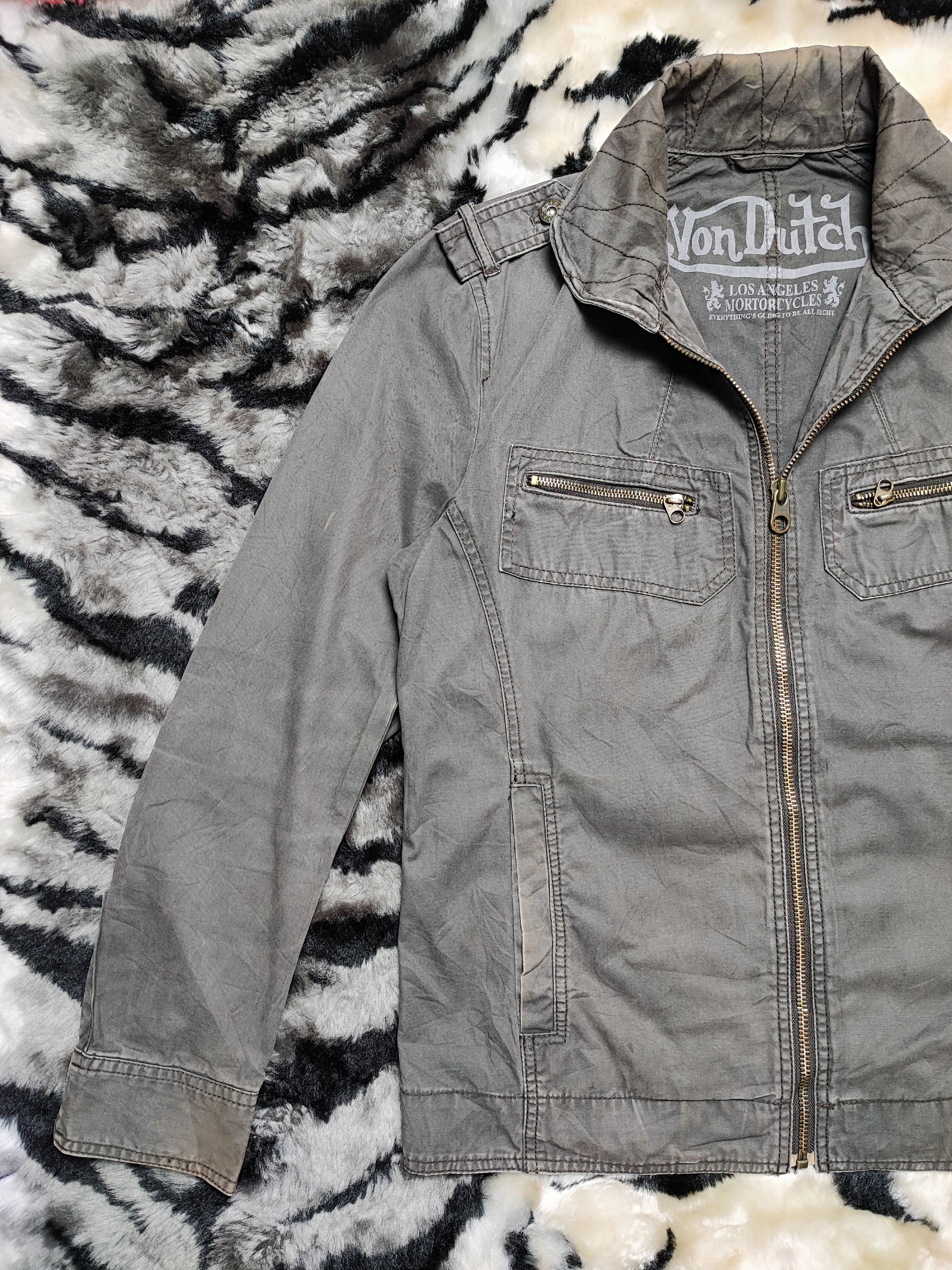 If Six Was Nine VON DUTCH MOTORCYCLE JACKET Size US L / EU 52-54 / 3 - 4 Thumbnail