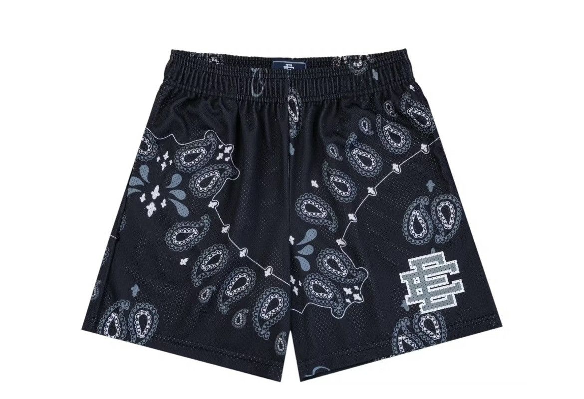 Eric Emanuel Eric Emanuel EE black paisley shorts medium Size US 30 / EU 46 - 1 Thumbnail