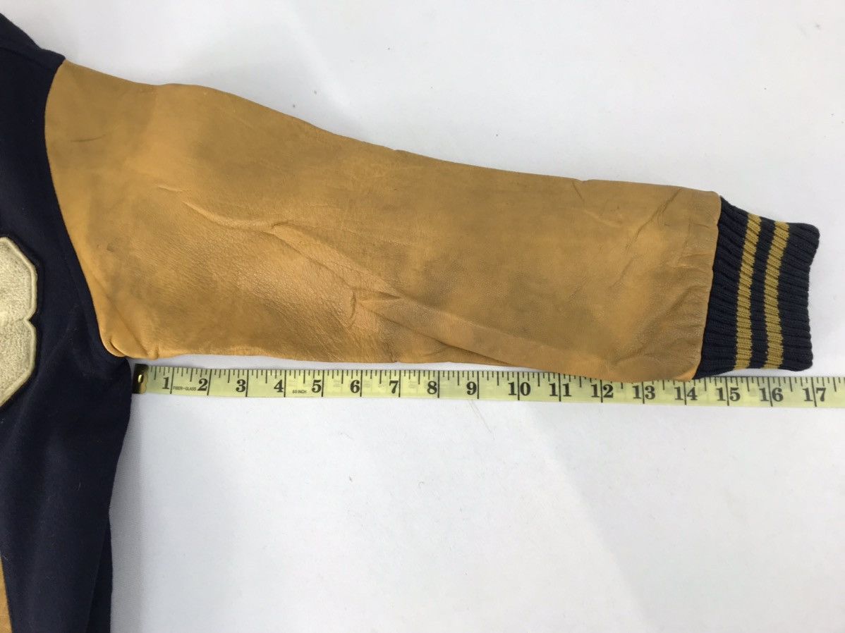 Leather 90s Troy Bros California Varsity Jacket Leather Sleeve Size US S / EU 44-46 / 1 - 12 Thumbnail