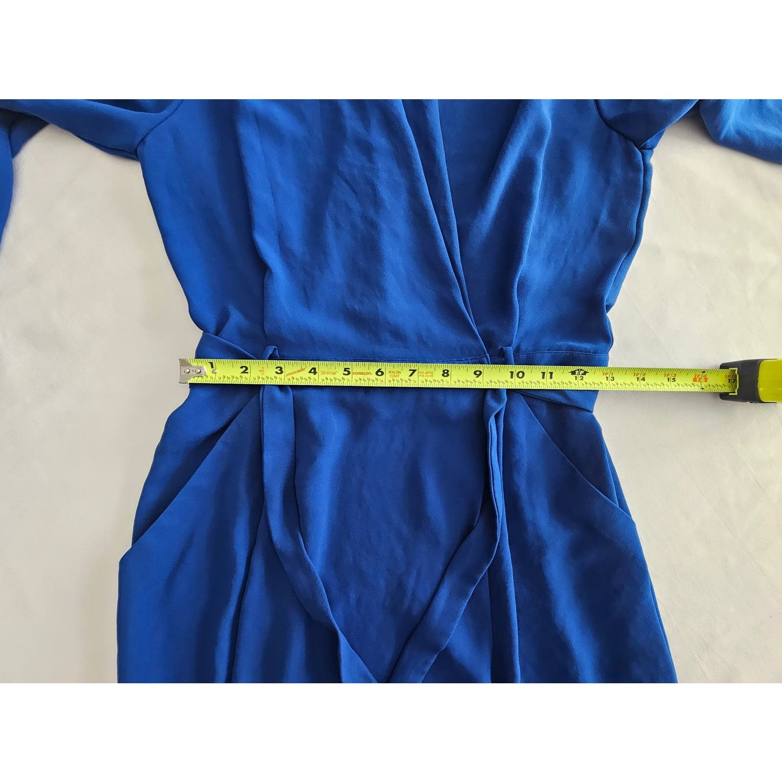 Aritzia EUC Wilfred Aritzia Franca Wrap Royal Blue Mini Dress 2 Size XS / US 0-2 / IT 36-38 - 7 Thumbnail