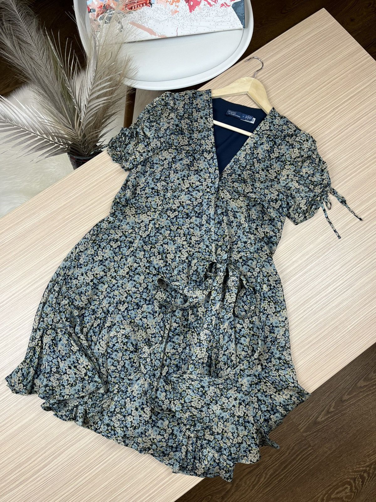 Designer × Polo Ralph Lauren Polo Ralph Lauren Bailey Floral Black Dress Size 4 Size S / US 4 / IT 40 - 1 Thumbnail