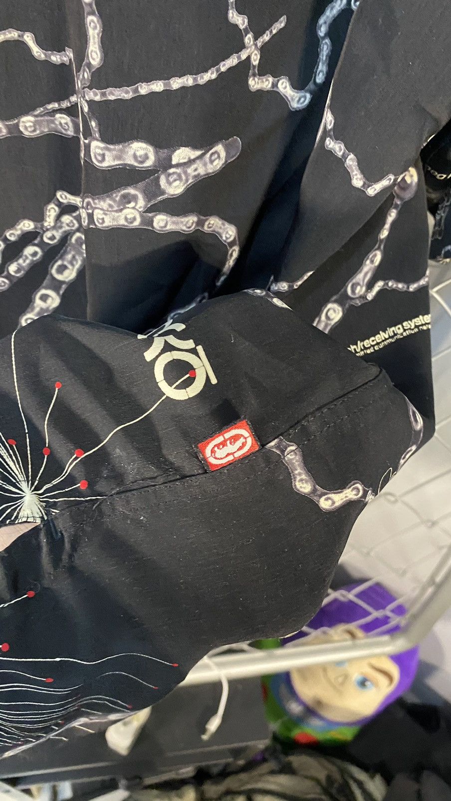 Ecko Unltd. × Japanese Brand × Vintage VINTAGE y2k ECKO UNLTD SHIRT RAYON AOP CHAIN XL Size US XL / EU 56 / 4 - 8 Thumbnail