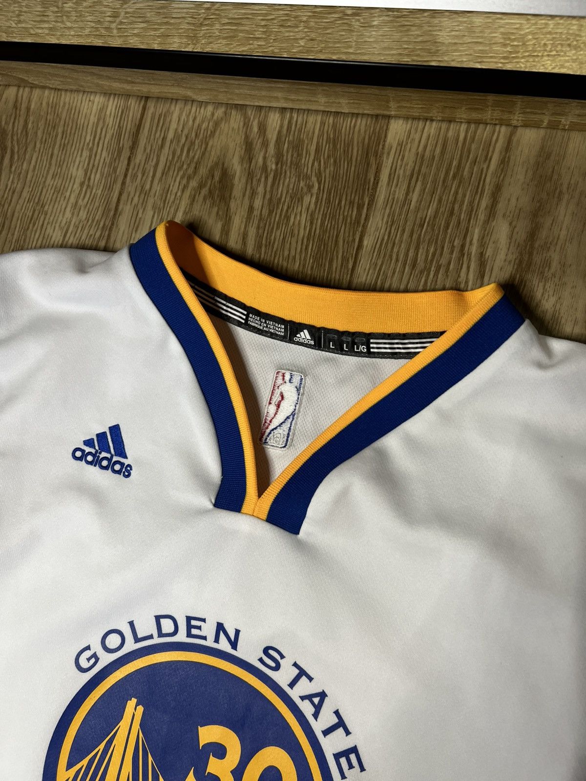 NBA Y2K Adidas Golden State Warriors 30 Curry Jersey Size US L / EU 52-54 / 3 - 6 Thumbnail
