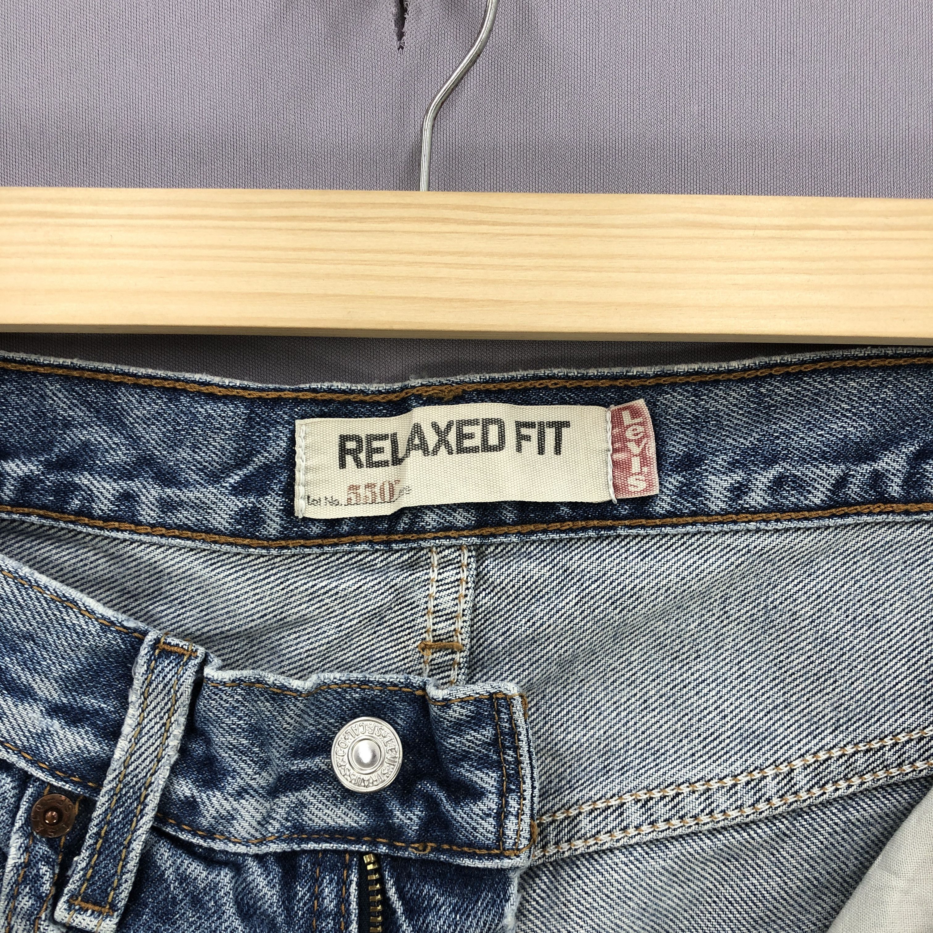 Levi's Vintage Y2K Levis 550 Jeans Levis Light Faded Ripped Denim Size US 30 / EU 46 - 8 Thumbnail