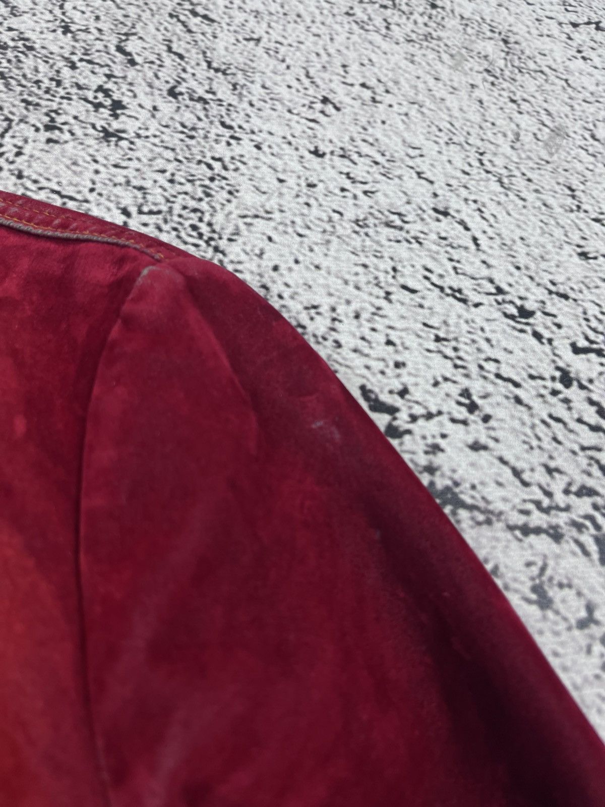 Japanese Brand Vintage Avant-Garde Bleached Velour Faded Distressed Jacket Size S / US 4 / IT 40 - 8 Thumbnail