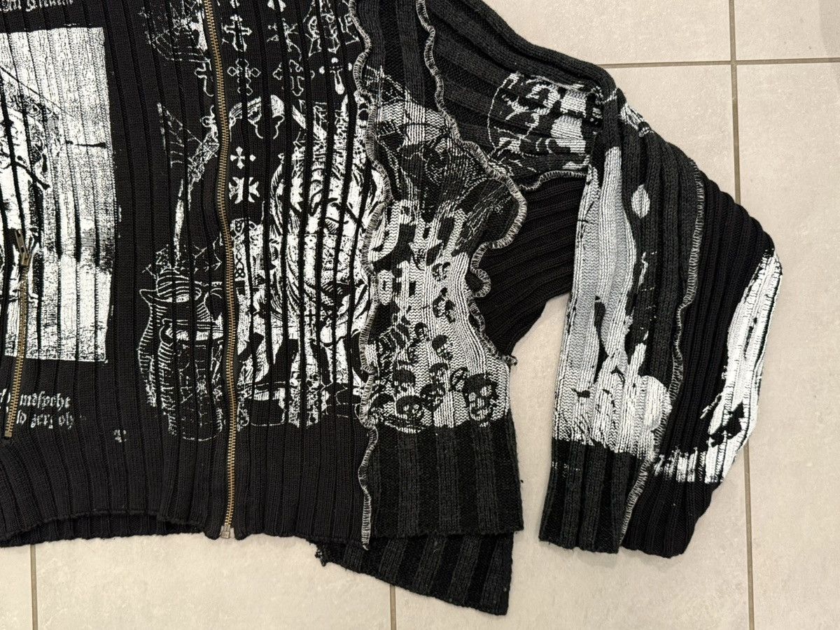 Other ONE OF A KIND ESHOUTSIDER HANDPAINTED STRIPED ZIP SWEATER Size US L / EU 52-54 / 3 - 4 Thumbnail