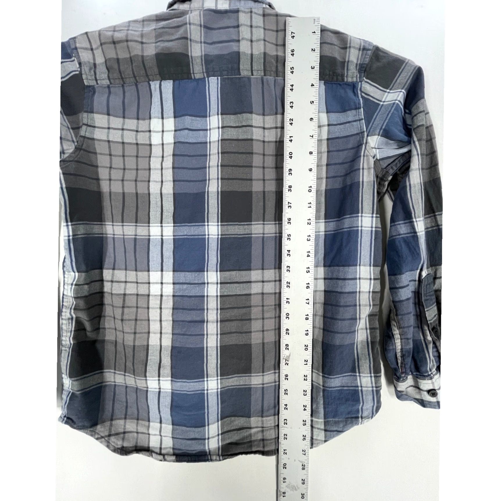 Vintage Columbia Button-Up Shirt Men M Blue Gray Plaid Outdoor Casual LightWeight All Seasons Button Closure Long Sleeve Regular Fit Collared Size US M / EU 48-50 / 2 - 4 Thumbnail