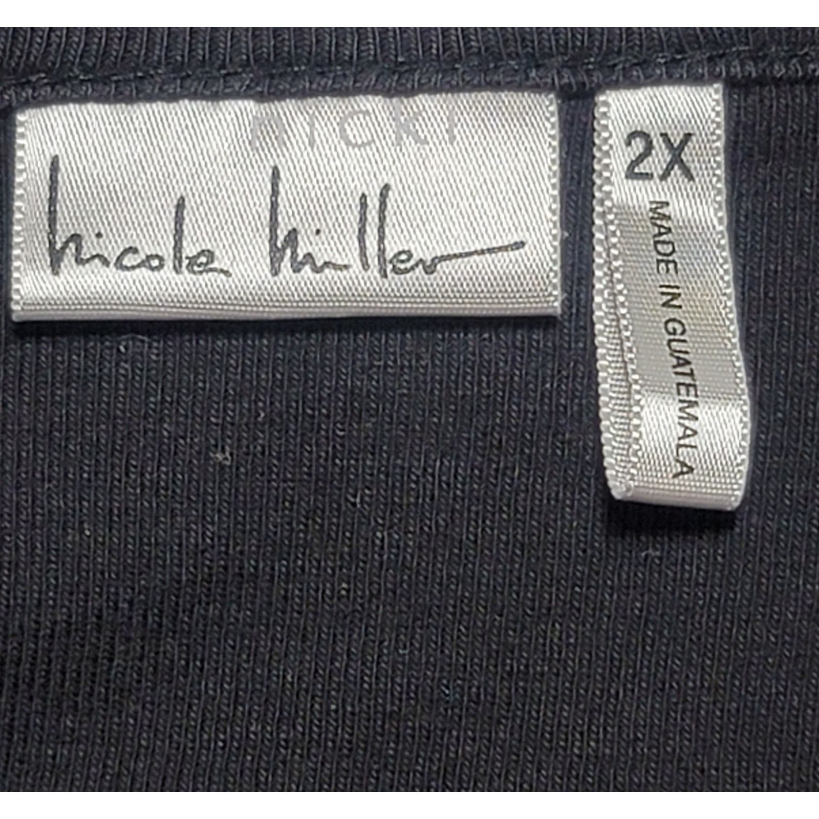 Nicole Miller Nicole Miller Black White Red Passion For Fashion Top 2X Size XXL / US 16-18 / IT 52-54 - 3 Thumbnail