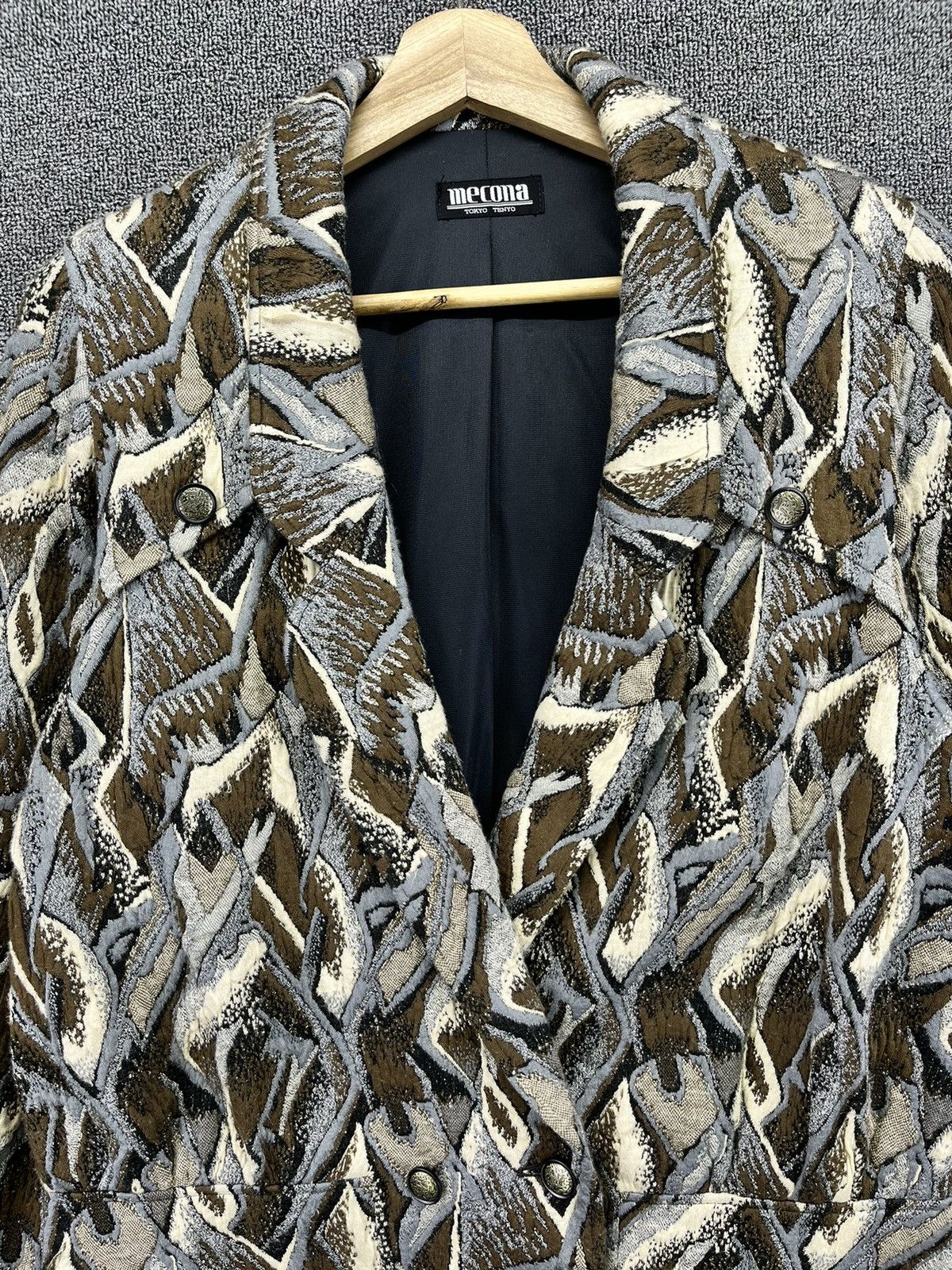 Japanese Brand Mecona Luxury Design Cardigan Jacket Size M / US 6-8 / IT 42-44 - 5 Thumbnail