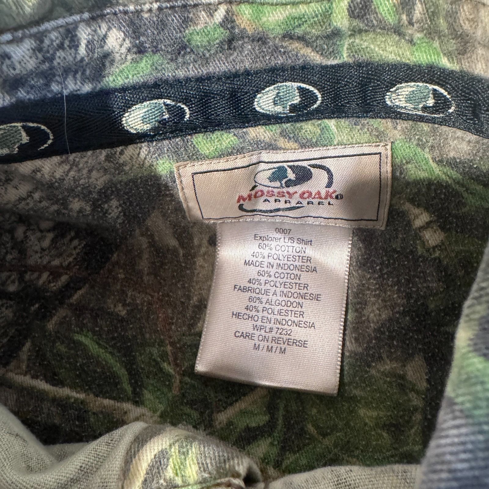 Mossy Oaks Mossy Oak Vintage 90s Woodland Camo Hunting Shirt Button Up Size US M / EU 48-50 / 2 - 3 Thumbnail