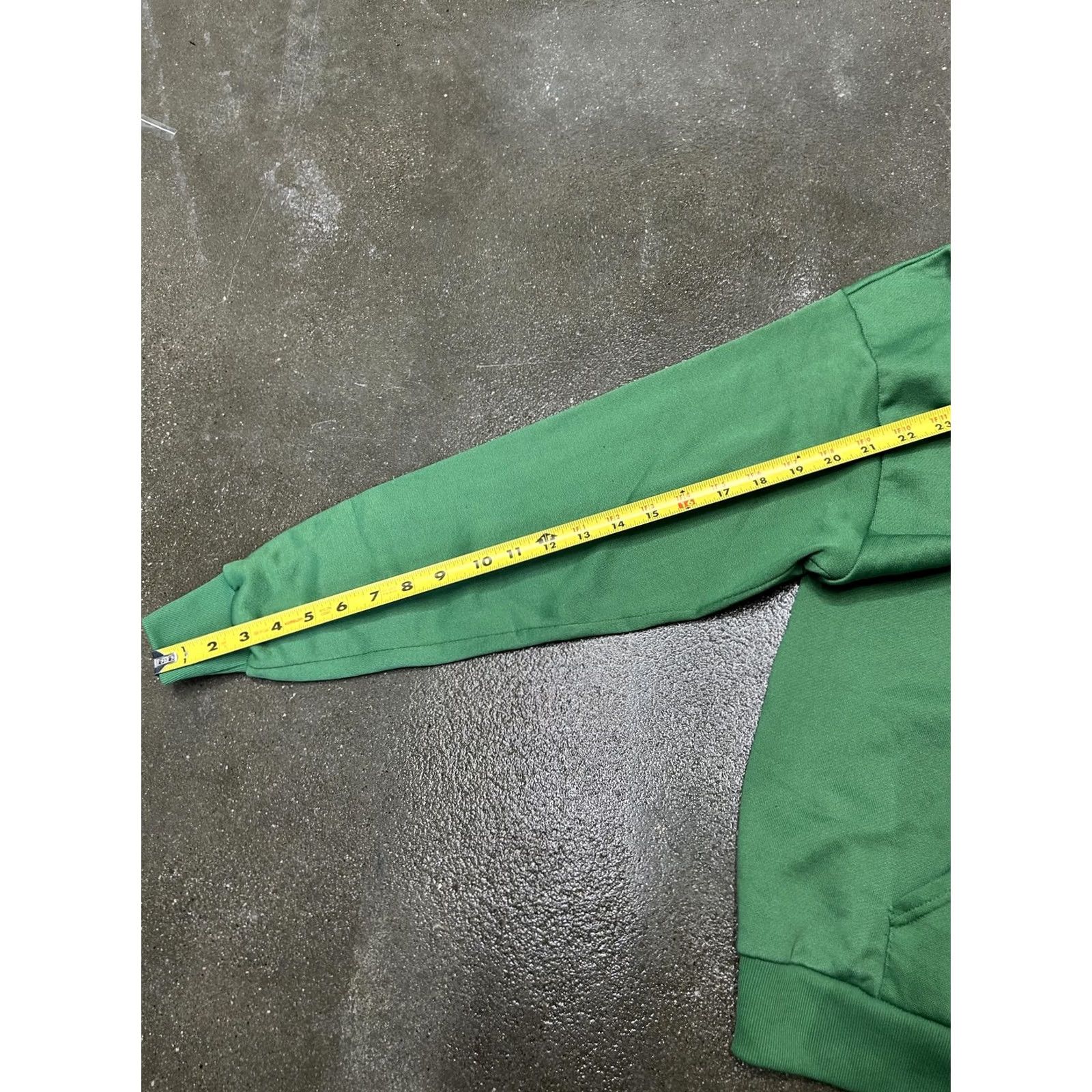 Ford VINTAGE Spring Ford Hoodie Mens Small Green Full Zip Fleece Sweatshirt 80s Blank Zip Hoodie (Mens) Size US S / EU 44-46 / 1 - 7 Thumbnail