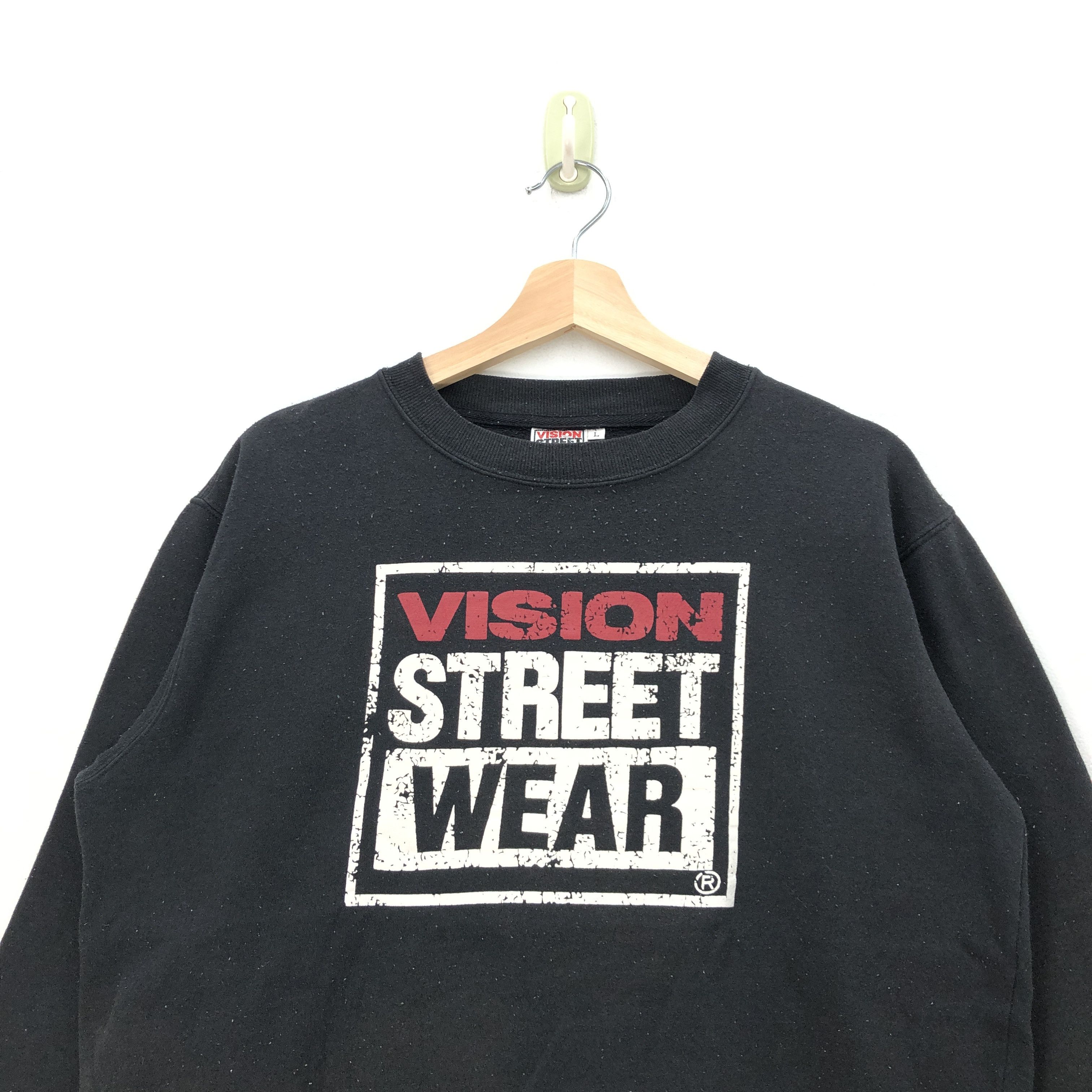 Japanese Brand × Vintage × Vision Streetwear Vision Streetwear Sweater Vision Streetwear Sweatshirt Size US L / EU 52-54 / 3 - 3 Thumbnail
