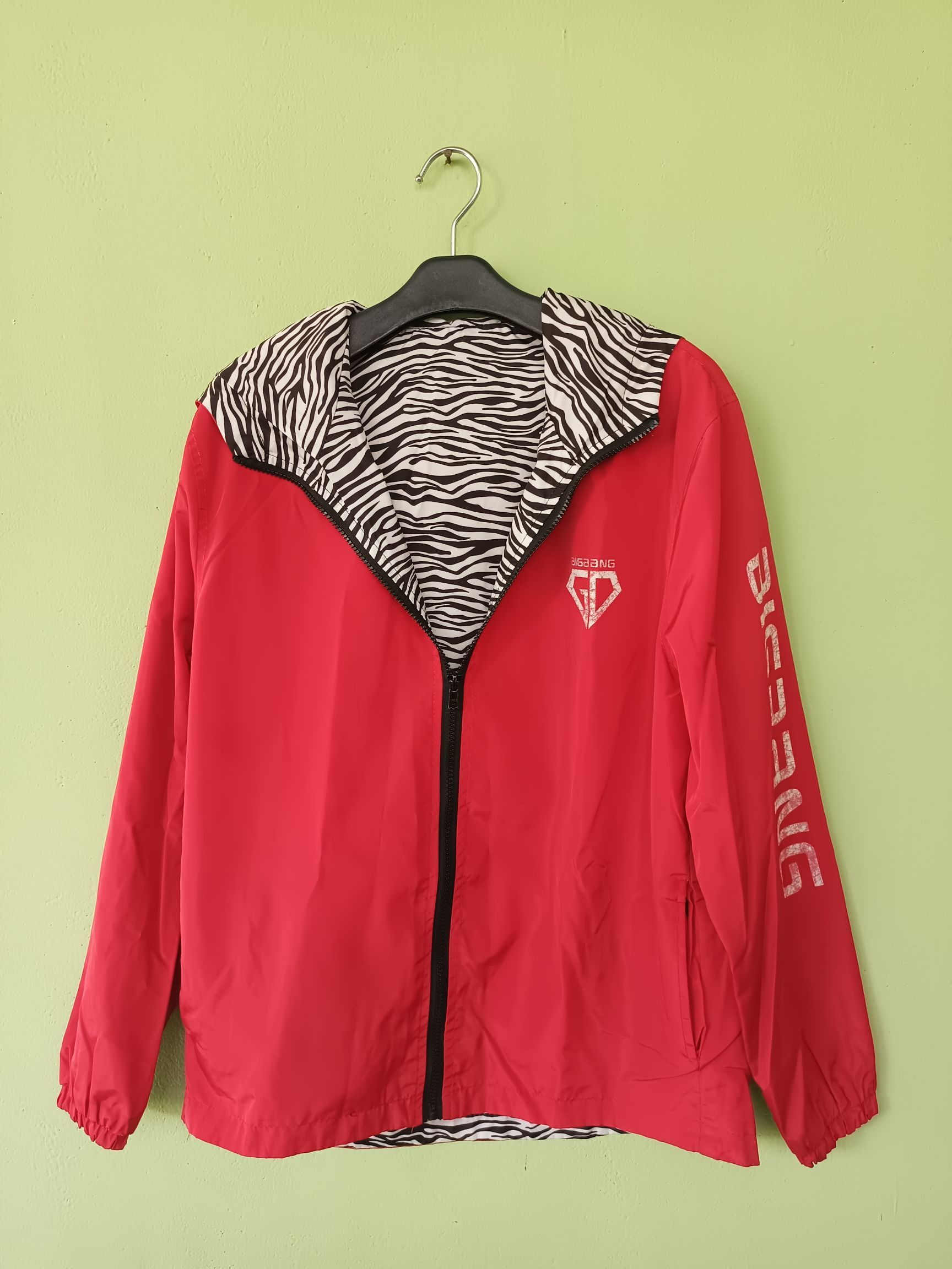 Japanese Brand BIGBANG Reversible Animal Print Wind breaker Zip Hoodie Size US L / EU 52-54 / 3 - 17 Thumbnail