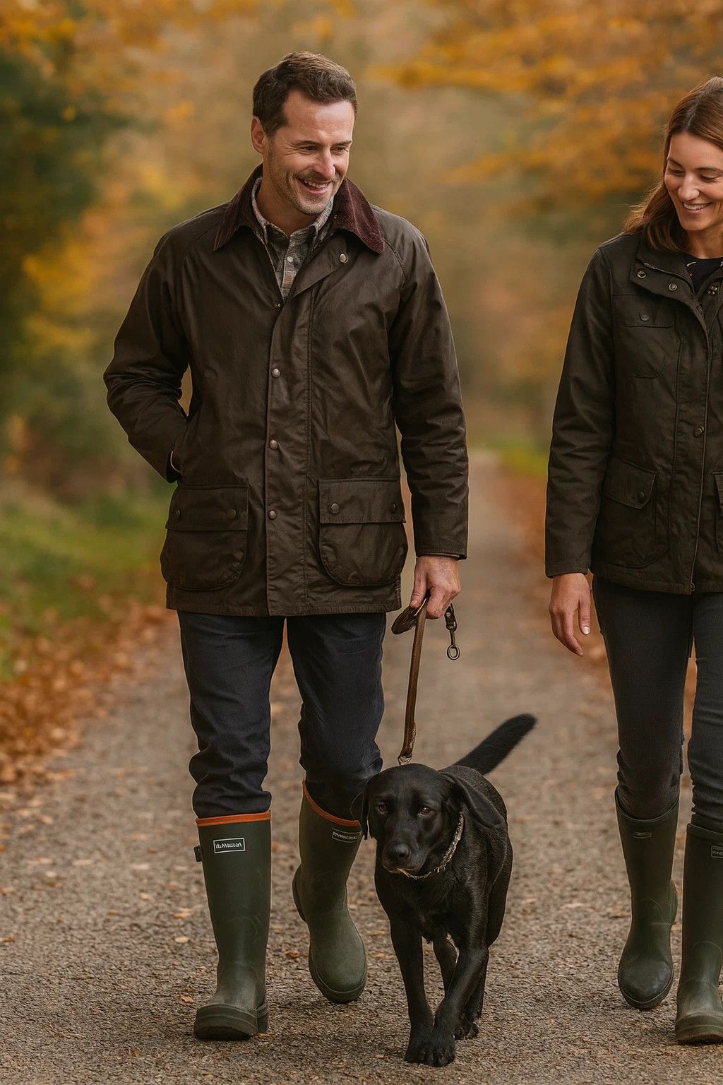 Barbour SIZE 48 ~ Barbour Beaufort Wax Jacket Size US XL / EU 56 / 4 - 2 Thumbnail