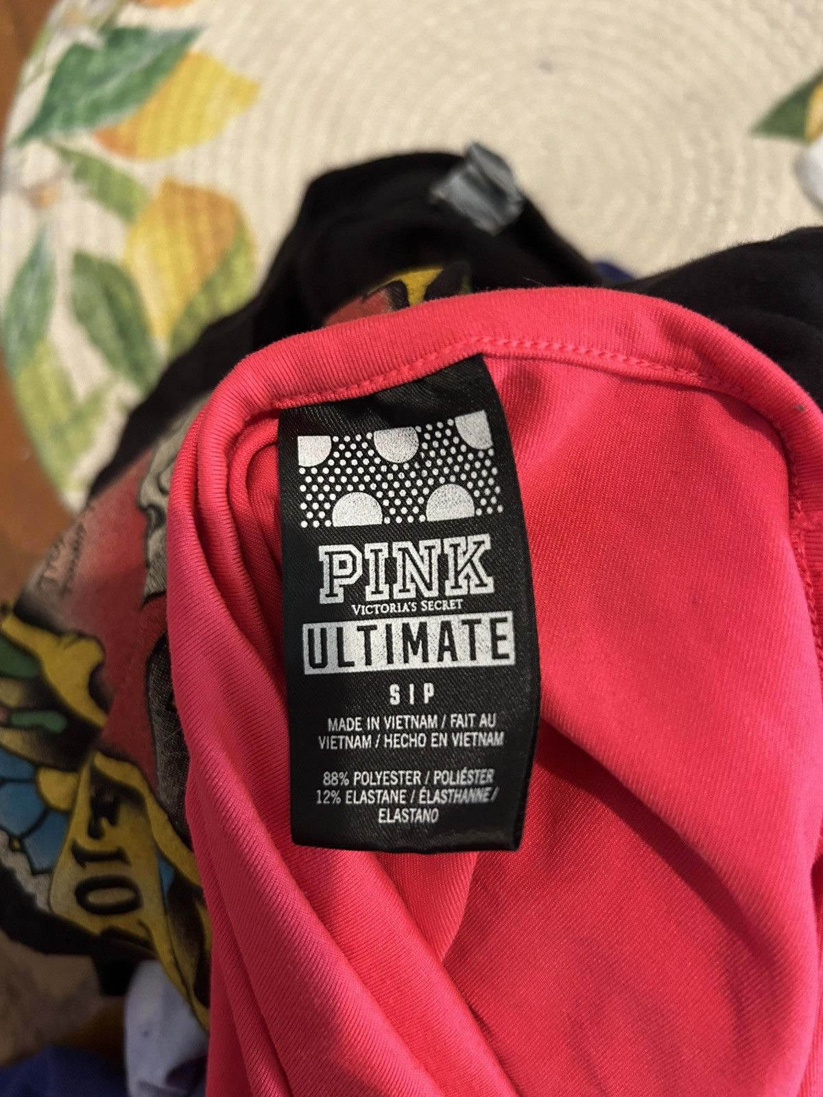 Victoria's Secret Victorias Secret PINK Black and Pink Long Sleeve Shirt Small Size S / US 4 / IT 40 - 4 Thumbnail