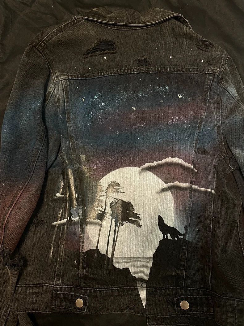 Amiri Amiri Star Wolf Denim Jacket-2506 Size US XS / EU 42 / 0 - 2 Thumbnail