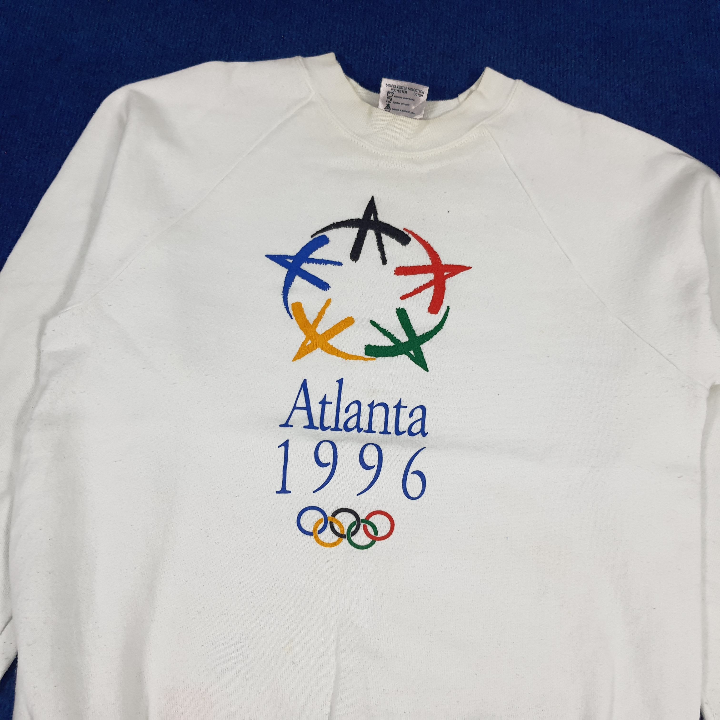 USA Olympics × Vintage Vintage Atlanta 1996 Olympic Sweatshirts Size US S / EU 44-46 / 1 - 2 Thumbnail