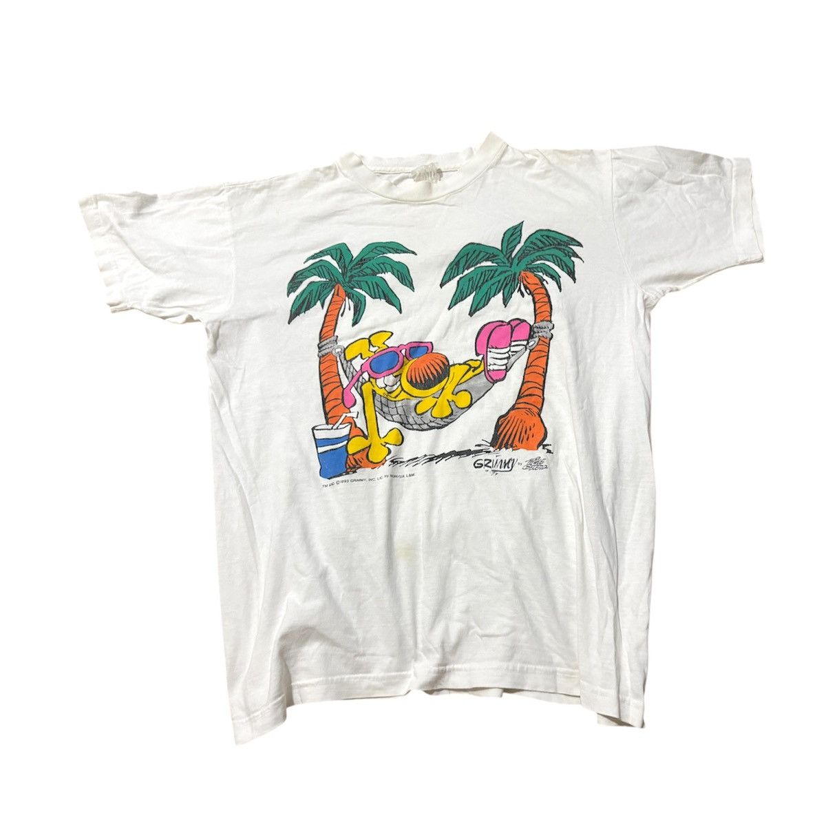 Vintage Vintage 90s Grimmy 1993 T Shirt Size US L / EU 52-54 / 3 - 1 Thumbnail