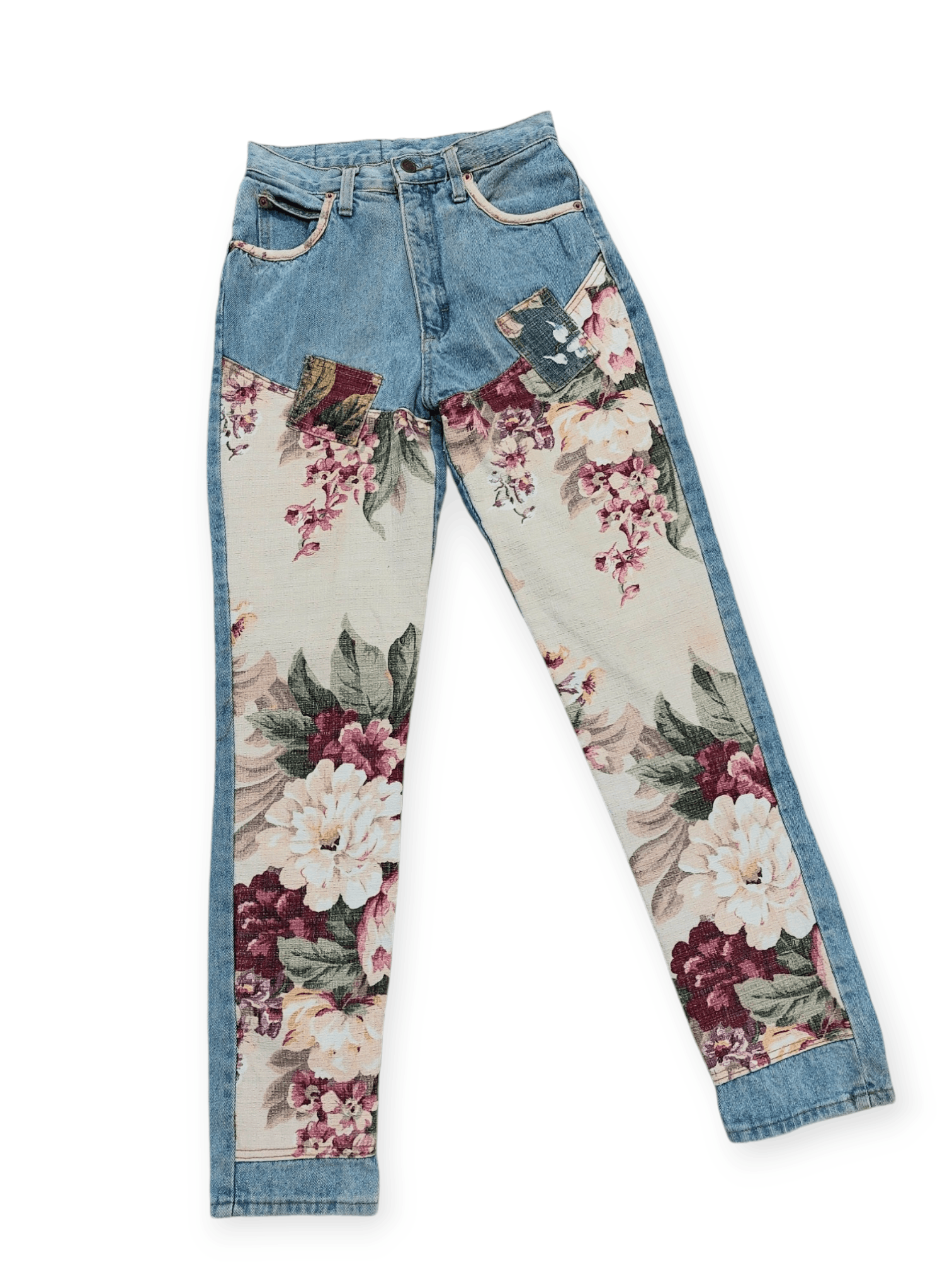 L.E.I Beauty Flower Patched Jeans