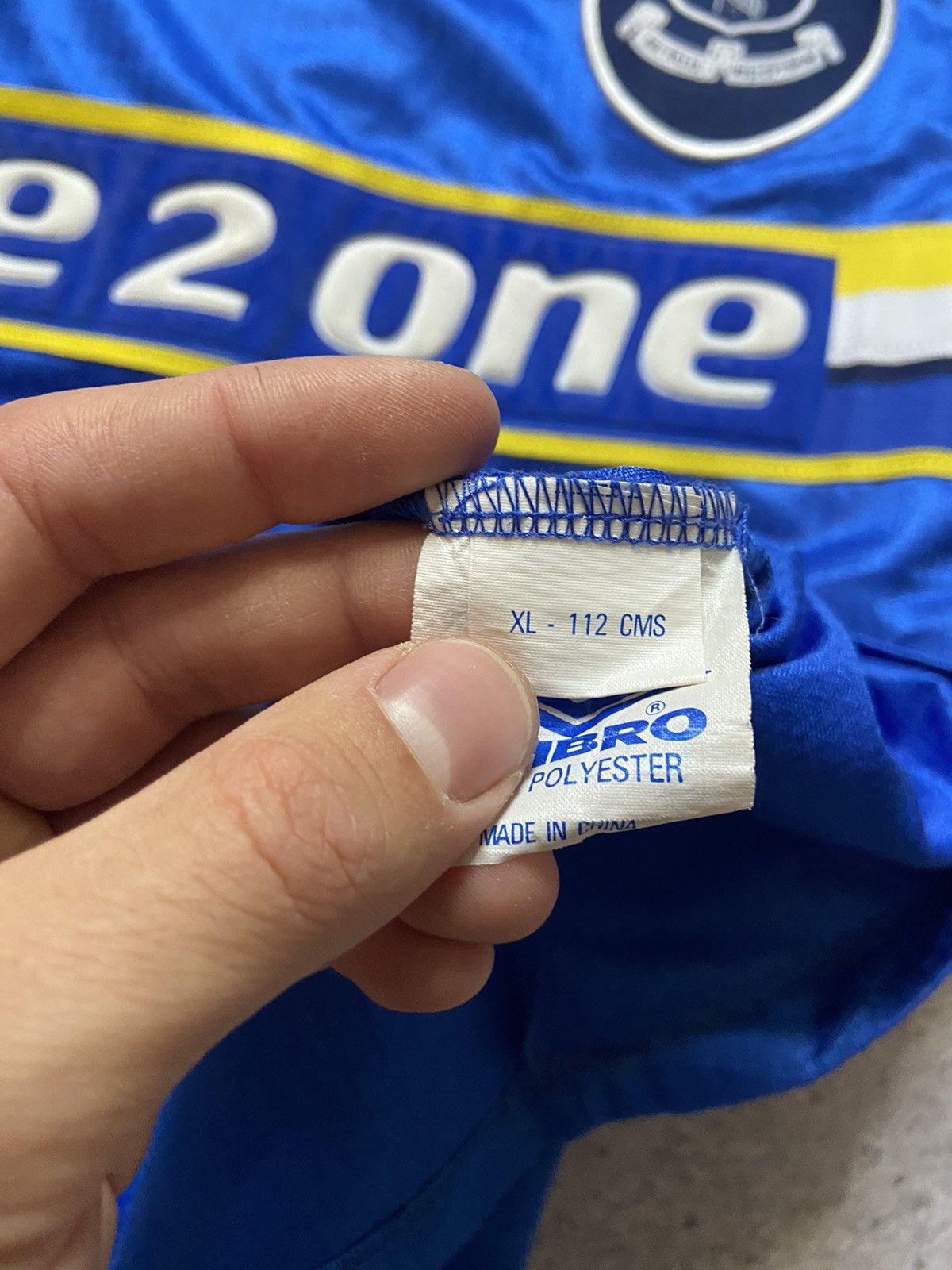 Umbro × Vintage Jersey vintage Umbro Everton Ferguson - Big Dunc 1997 1999 Size US XL / EU 56 / 4 - 5 Thumbnail