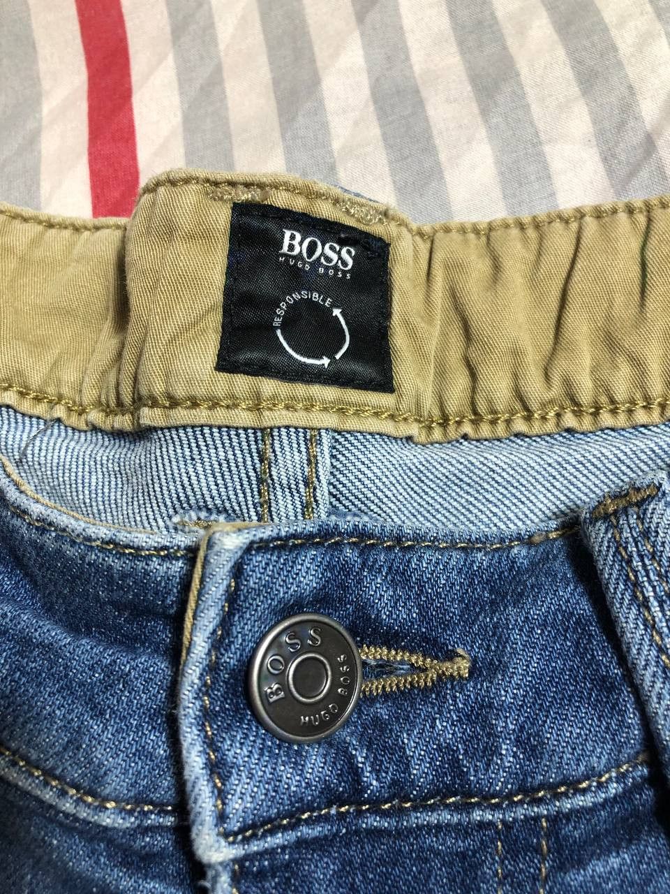 Hugo Boss × Japanese Brand Crazy Crash Dirty Baggy Faded Jean Japan Avant Garde Style Size US 32 / EU 48 - 15 Thumbnail