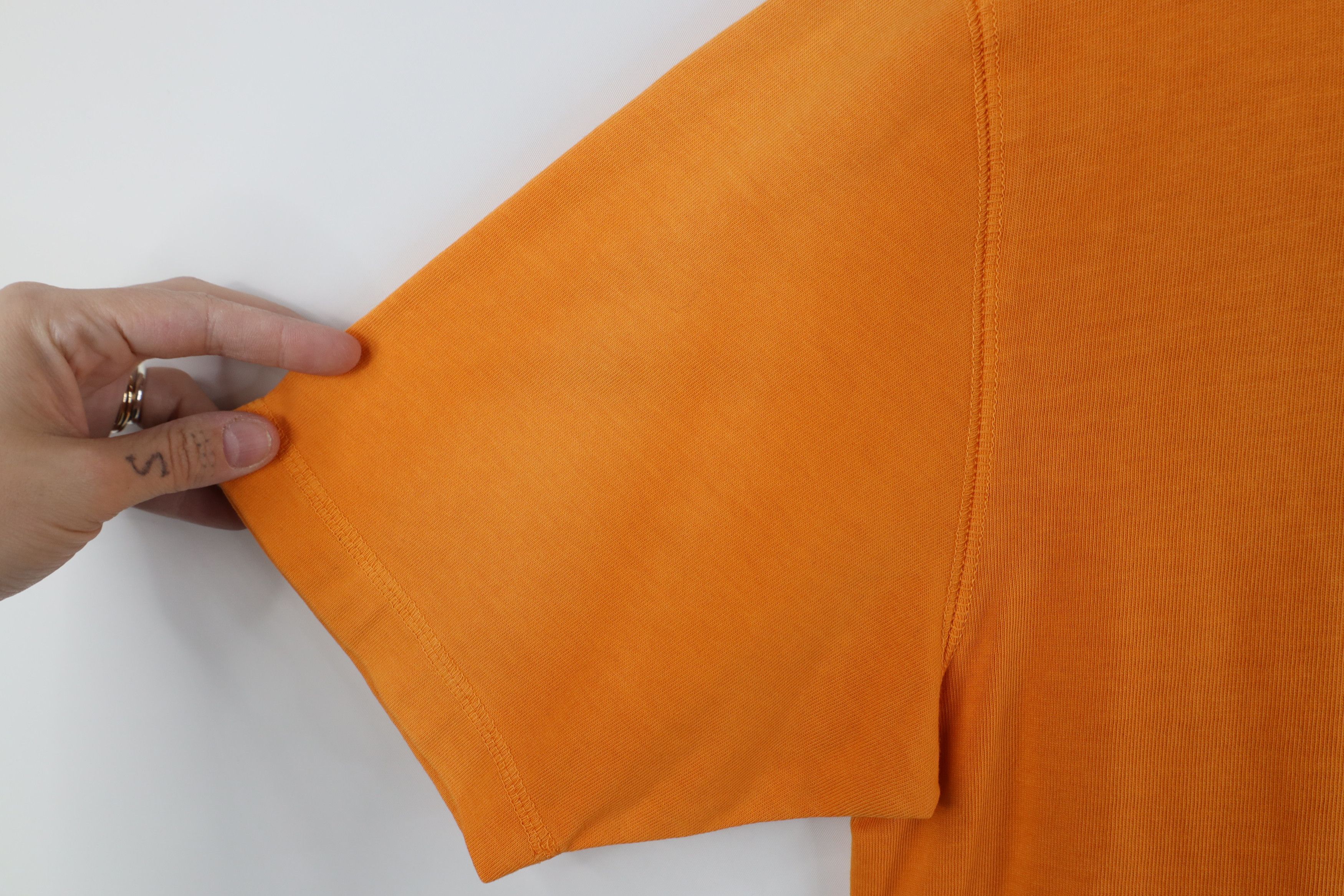 Woolrich Woolen Mills Deadstock Vintage Y2K Woolrich Dye T-Shirt Orange Cotton Size US L / EU 52-54 / 3 - 8 Thumbnail