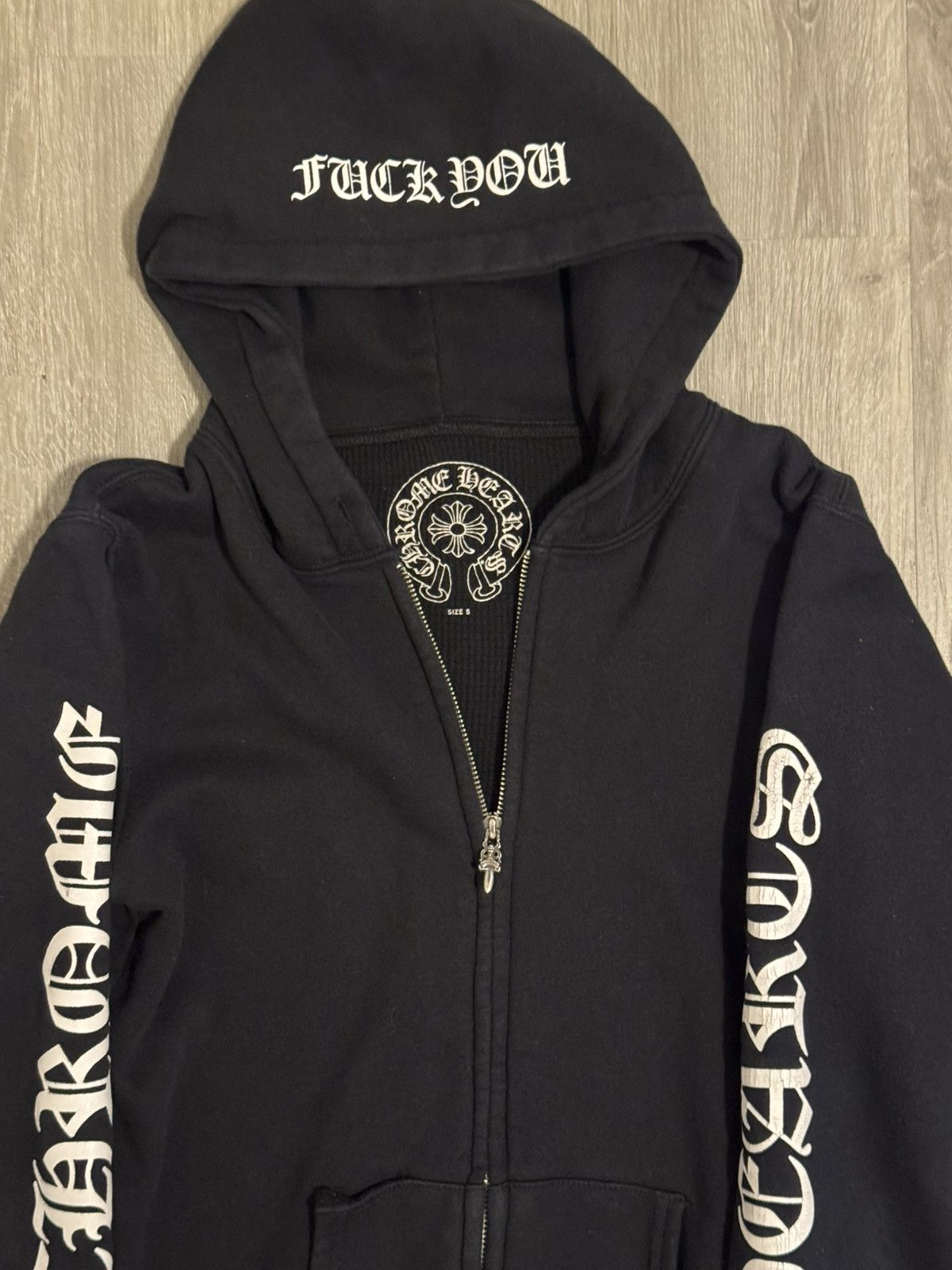 Chrome Hearts Chrome Hearts Vintage Thermal Zipup Size US S / EU 44-46 / 1 - 2 Thumbnail