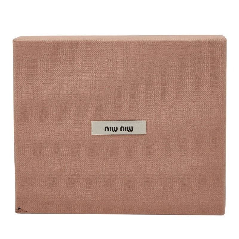 Miu Miu Miu Miu Matelasse Leather Card Pass Case Brown Size ONE SIZE - 3 Thumbnail