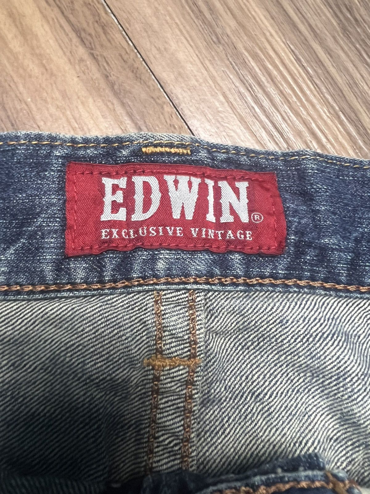 Edwin Edwin Japan Denim Ripped Distressed Relaxed Fit Jeans (42) Size US 30 / EU 46 - 11 Thumbnail