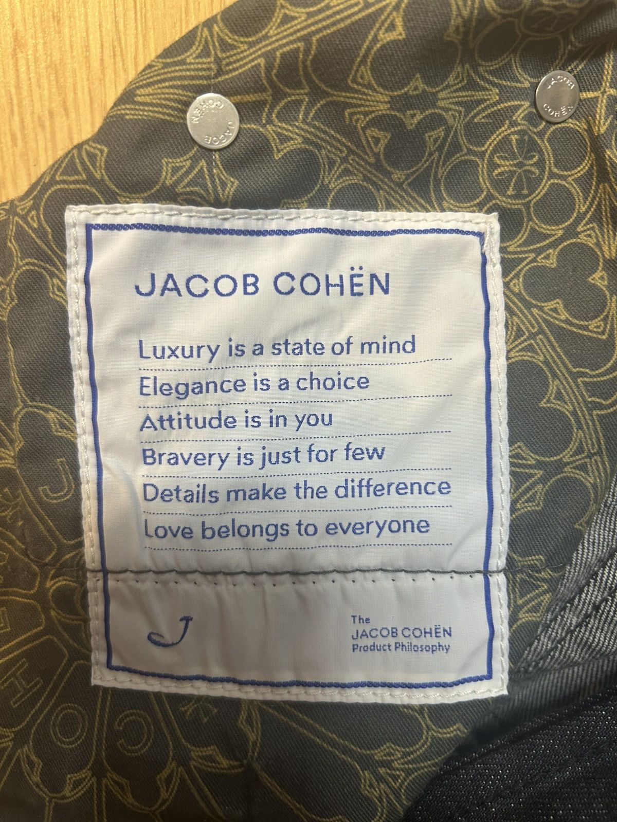 Jacob Cohen Jacob Cohën Bard Luxury Denim Jeans 31 Dark Wash Italy Size US 31 - 7 Thumbnail