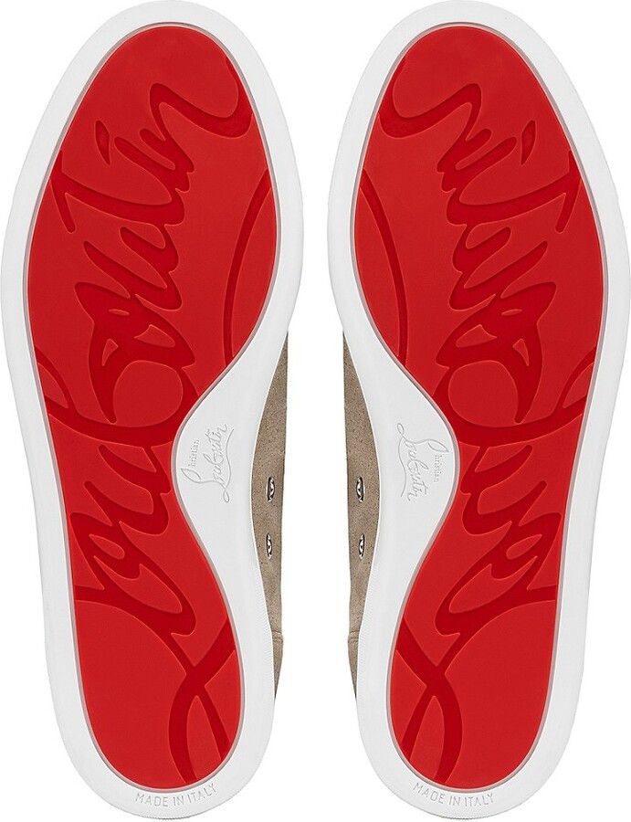 Christian Louboutin os11x0125 F.A.V. Fique A Vontade Suede Low-Top Sneakers Size US 8 / EU 41 - 5 Thumbnail