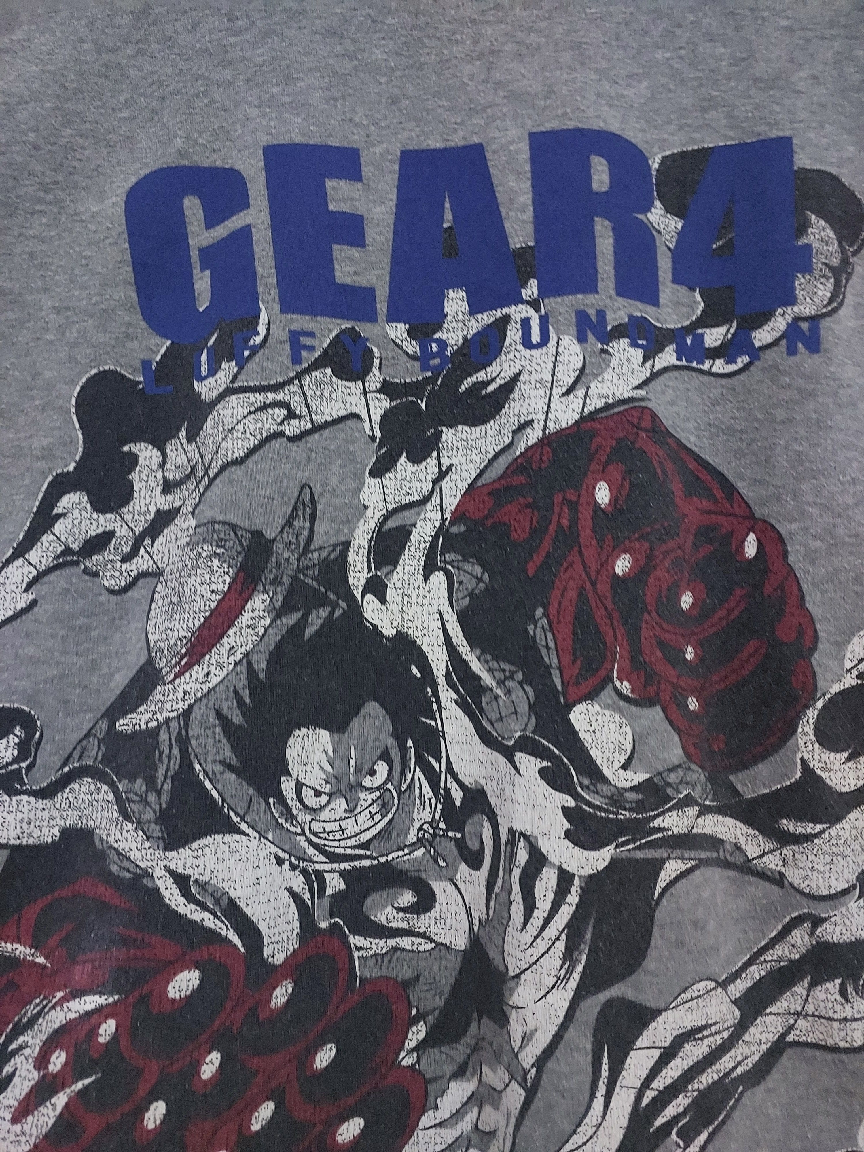 Anime ONE PIECE ANIME LUFFY BOUNDMAN GEAR 4 SWEATSHIRT Size US L / EU 52-54 / 3 - 6 Thumbnail