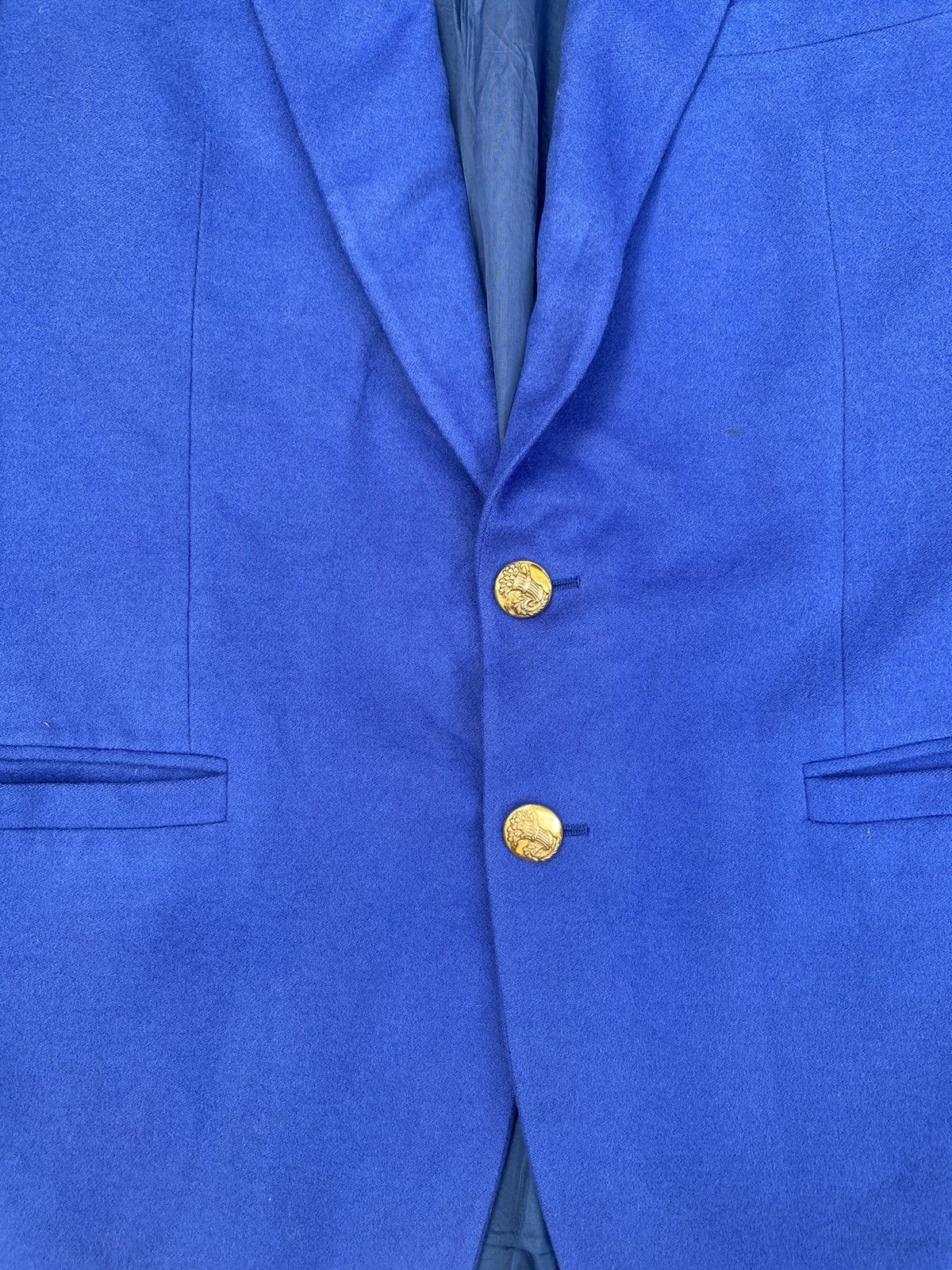 Versace × Vintage 90s Versace Istante Wool Blazer Size US L / EU 52-54 / 3 - 4 Thumbnail