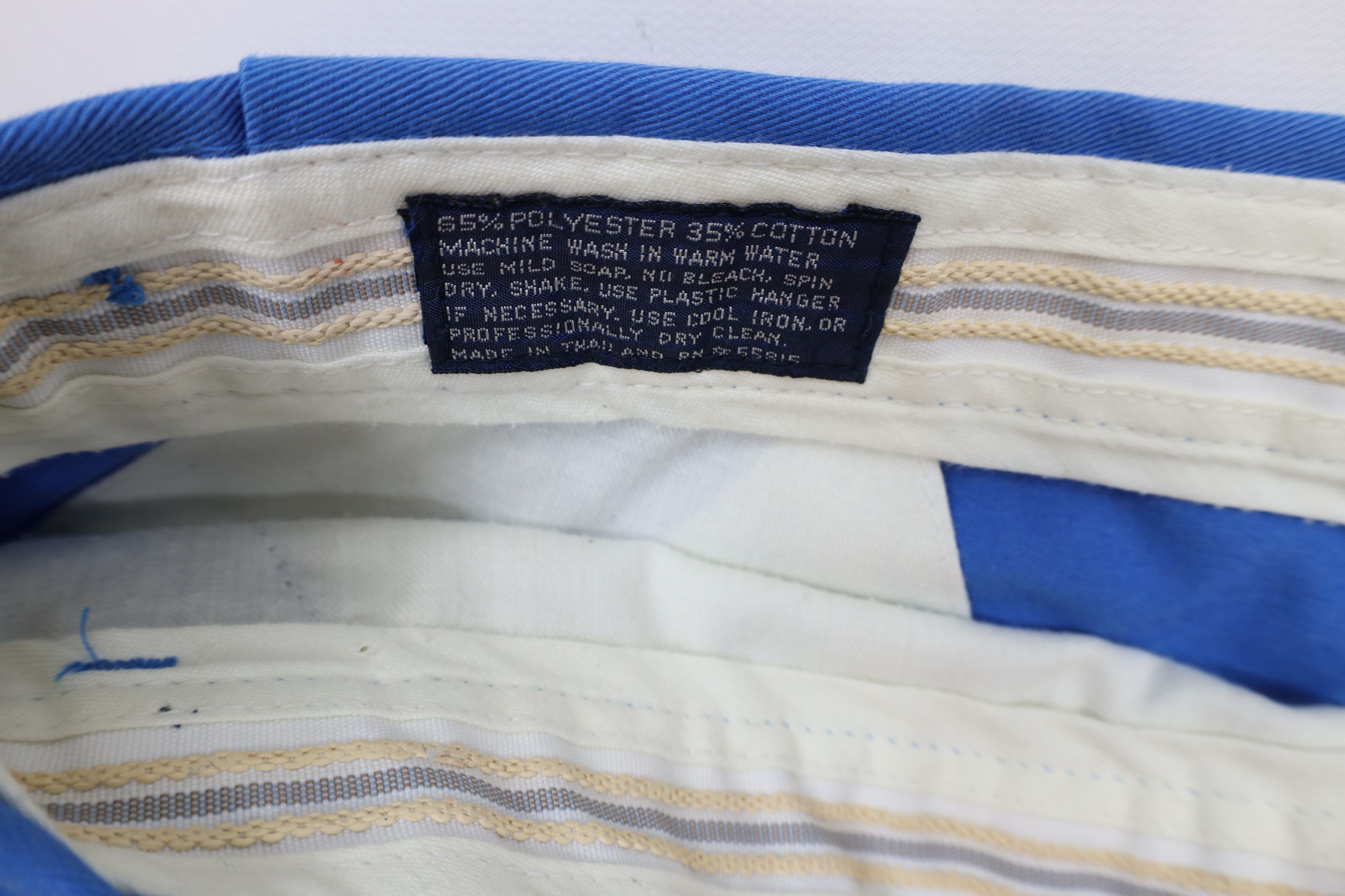 Vintage Vintage 70s Streetwear Knee Golf Chino Shorts Royal Blue Size US 36 / EU 52 - 11 Thumbnail