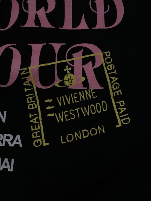 Vivienne Westwood Vivienne Westwood WORLD TOUR lip print T-shirt