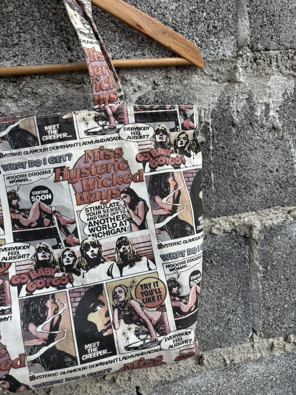 Hysteric Glamour Vintage Hysteric Glamour Bag Y2K Tote Size ONE SIZE - 4 Thumbnail