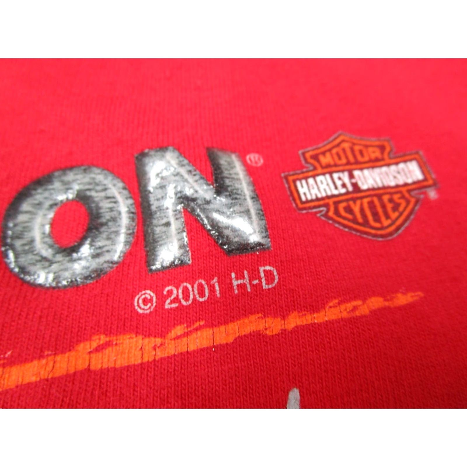Harley Davidson VINTAGE Harley-Davidson Men's T-Shirt 3XL XXXL Cotton Red Short Sleeve California Motorcycle Logo Size US XXL / EU 58 / 5 - 4 Thumbnail