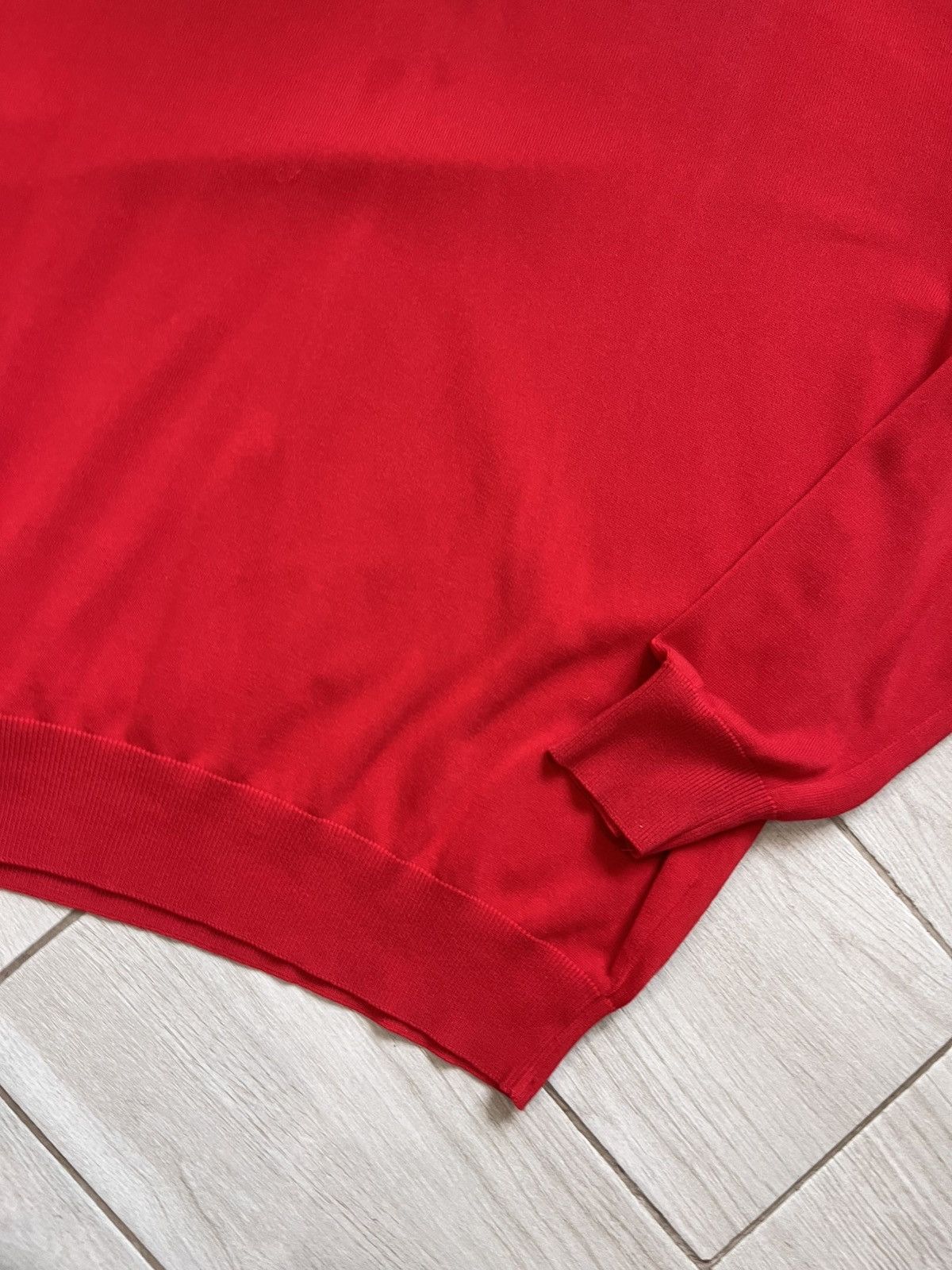 Paul & Shark × Vintage Vintage Paul & Shark Zip Knit Red Pullover Y2K sweatshirt Size US XXL / EU 58 / 5 - 8 Thumbnail