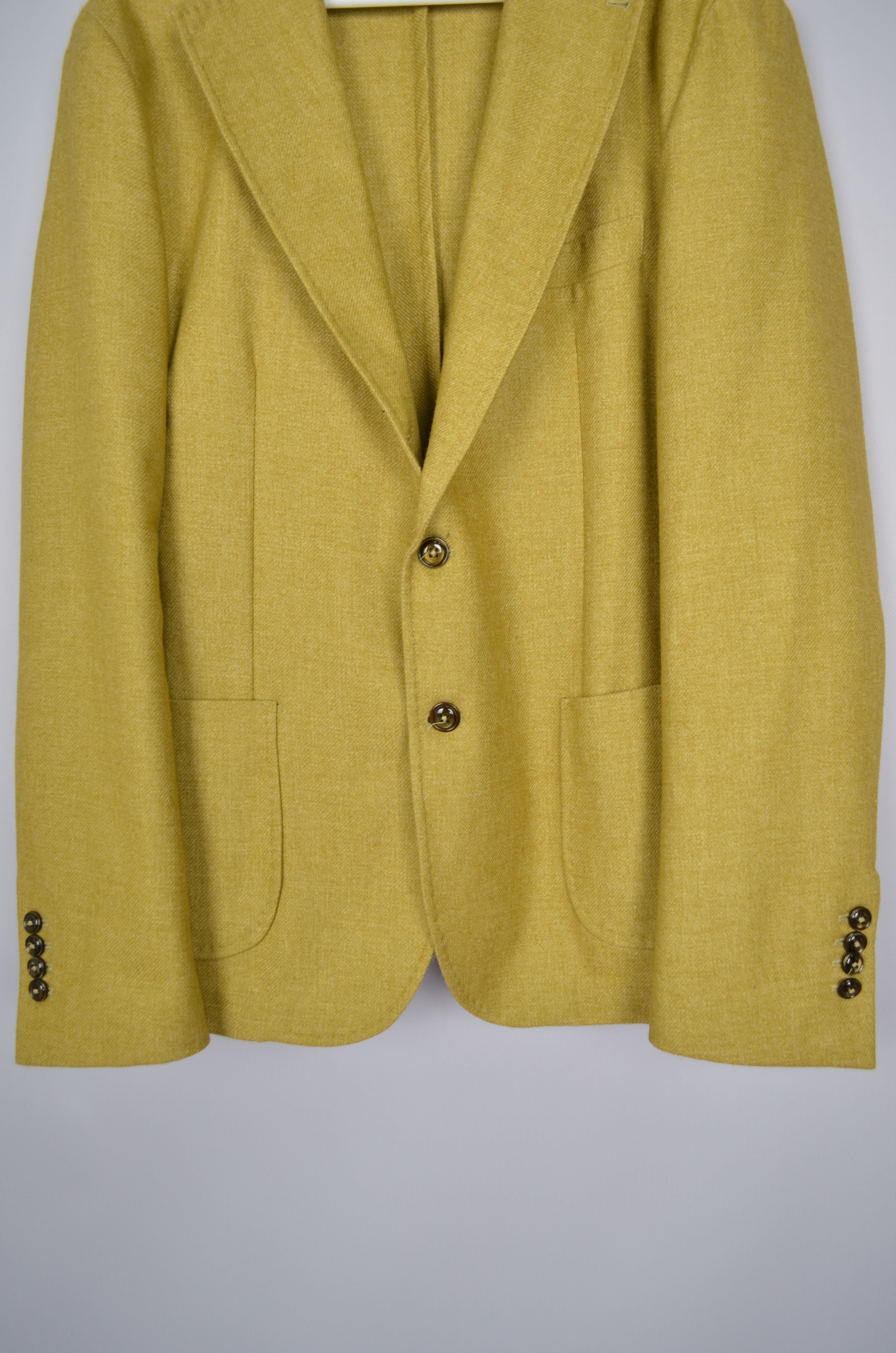Designer Exibit La Sartoria Wool Polyester Blend Blazer Size US44 Size 44R - 3 Thumbnail