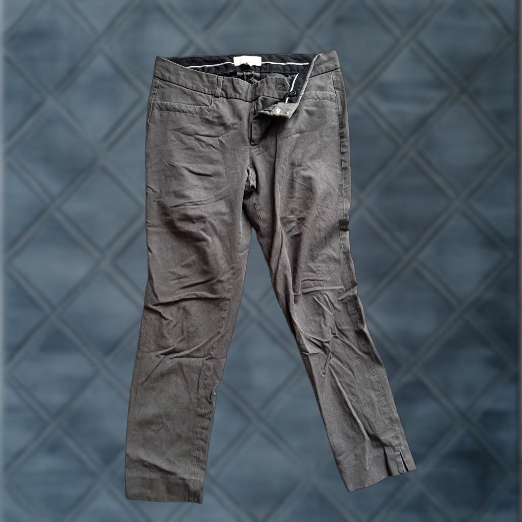 Banana Republic Banana Republic Dress Pants Womens Martin Fit Cotton Gray Size 8 Pants Casual Workwear Vintage No Size 30" / US 8 / IT 44 - 1 Thumbnail