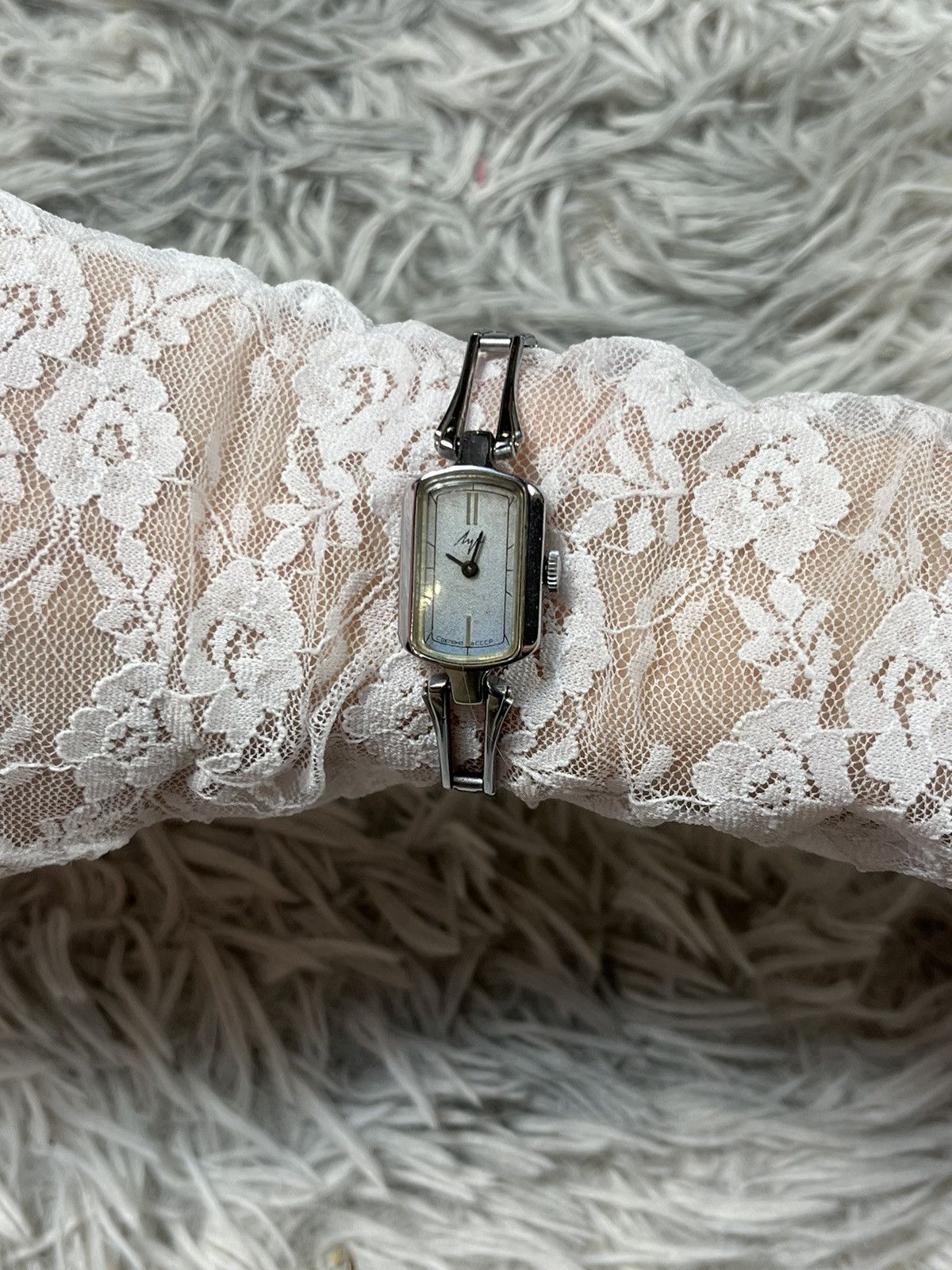 Jewelry Vintage Luch USSR Rectangle Watch - Japanese Brand Size ONE SIZE - 4 Thumbnail