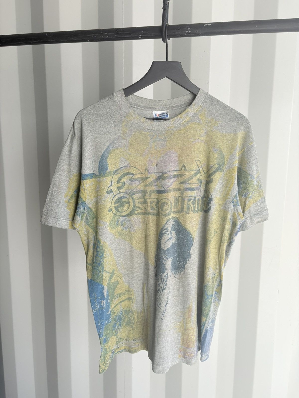 Band Tees Vintage Ozzy Osbourne Shirt Faded GRUNGE Band Thin Size US XL / EU 56 / 4 - 2 Thumbnail